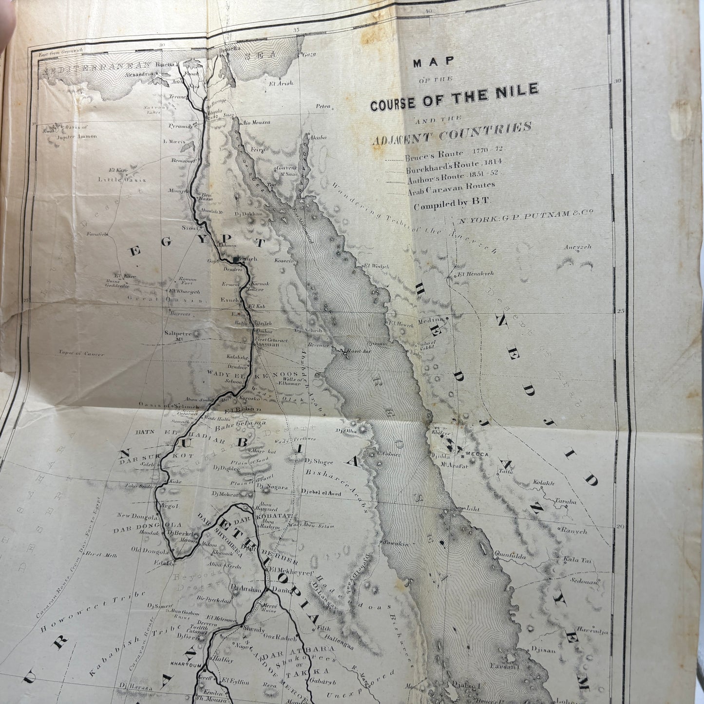 TAYLOR, Bayard "A Journey to Central Africa" [G.P. Putnam & Co, 1854]