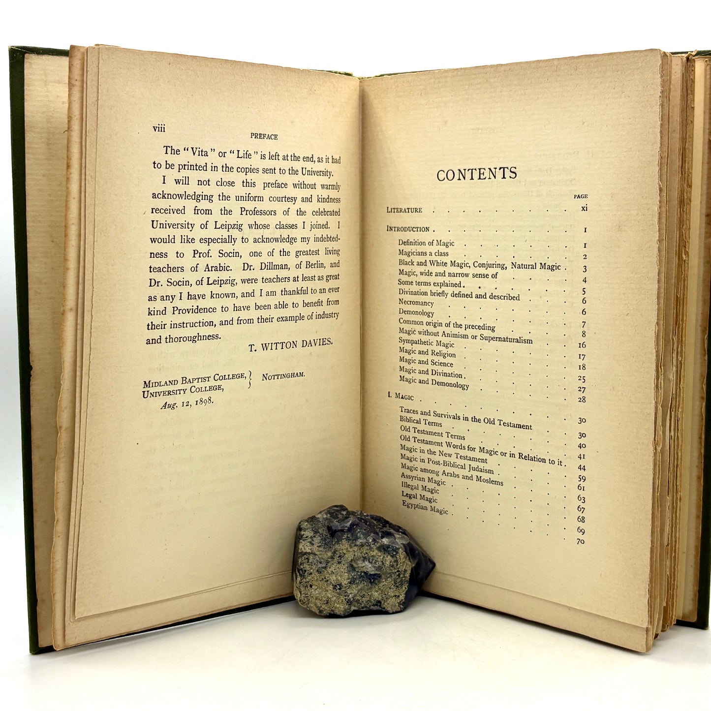 Davies, T. Witton "Magic, Divination, & Demonology Among the Hebrews" [Clarke, 1898]