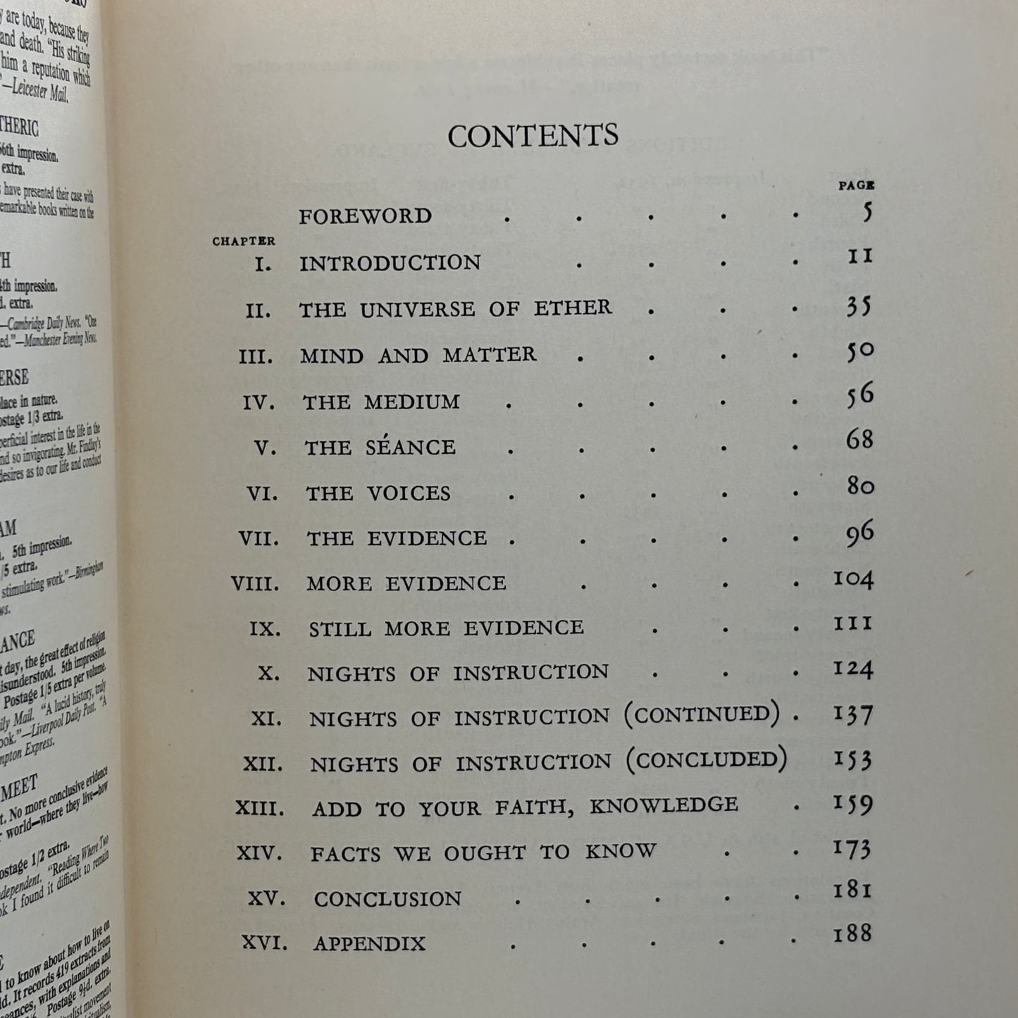 FINDLAY, Arthur “On the Edge of the Etheric” [Psychic Press, 1957] Life After Death