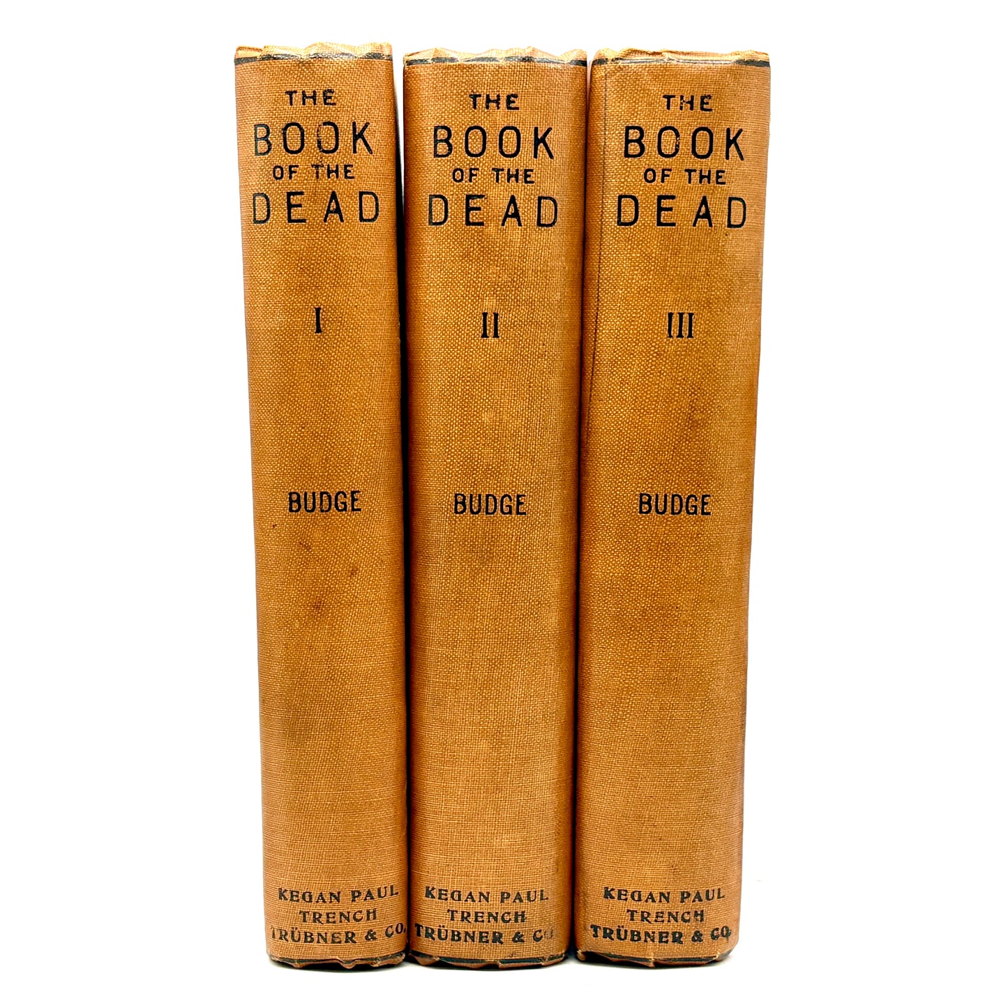 BUDGE, E.A. Wallis "The Book of the Dead" [Kegan Paul, Trench, Trubner & Co, 1910]