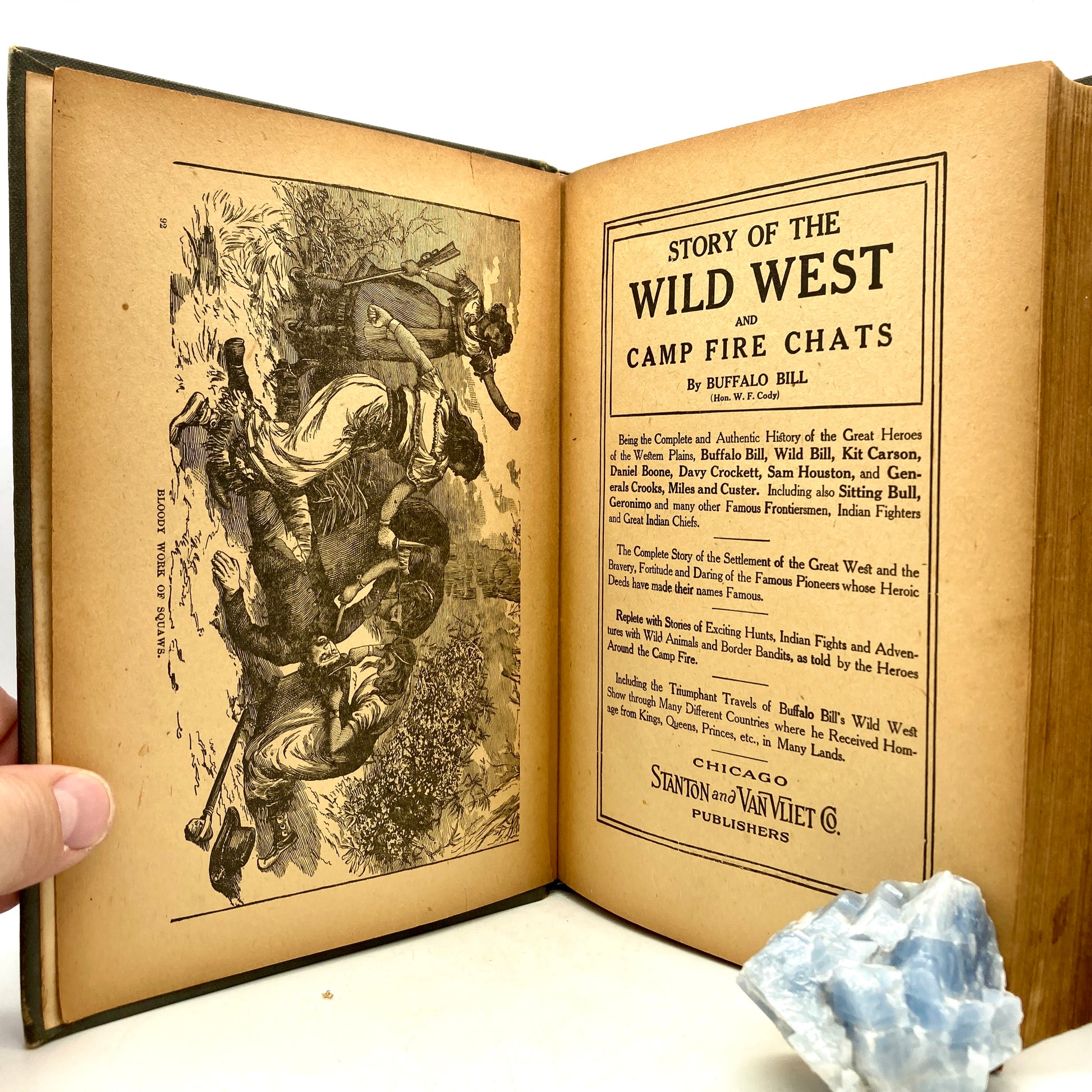 CODY, Buffalo Bill "Story of the Wild West and Campfire Chats" [Stanton & Van Vliet, 1919] - Buzz Bookstore