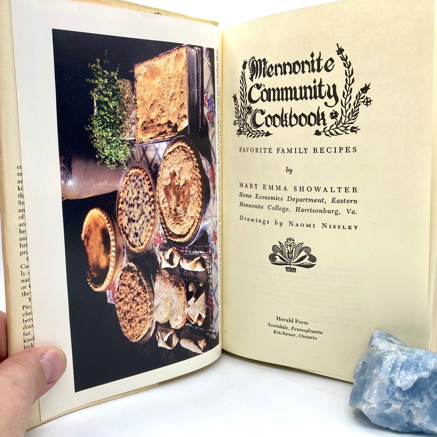 SHOWALTER, Mary Emma "Mennonite Community Cookbook" [Herald Press, 1980]