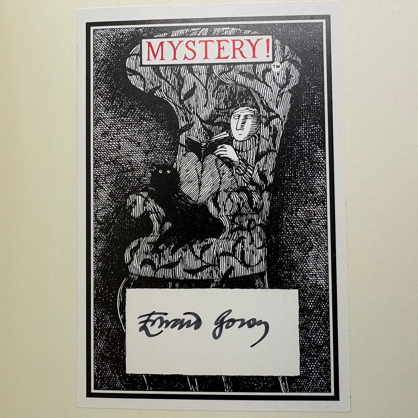 ELIOT, T.S. "Old Possum's Book of Practical Cats" [Harcourt, 1982] Signed by Edward Gorey