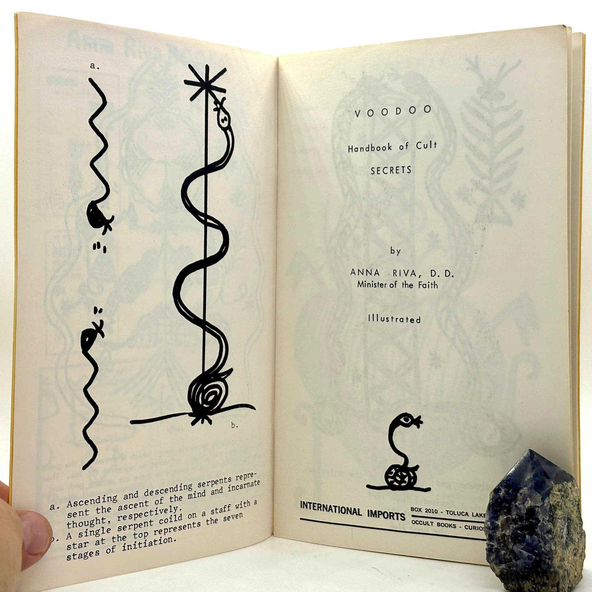 RIVA, Anna "Voodoo Handbook of Cult Secrets" [International Imports, 1970]
