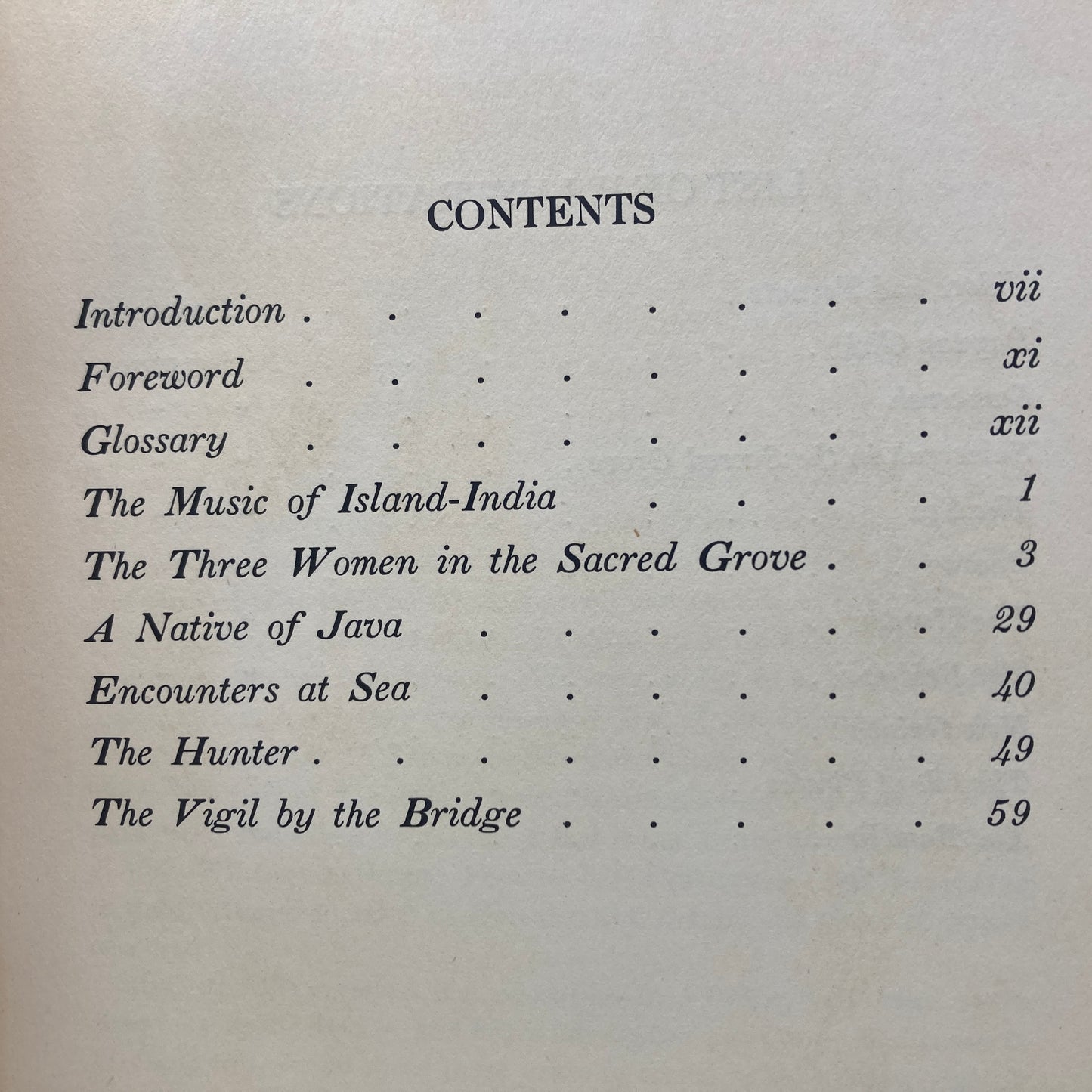 DE WIT, Augusta "Island-India" [Yale University Press, 1923]