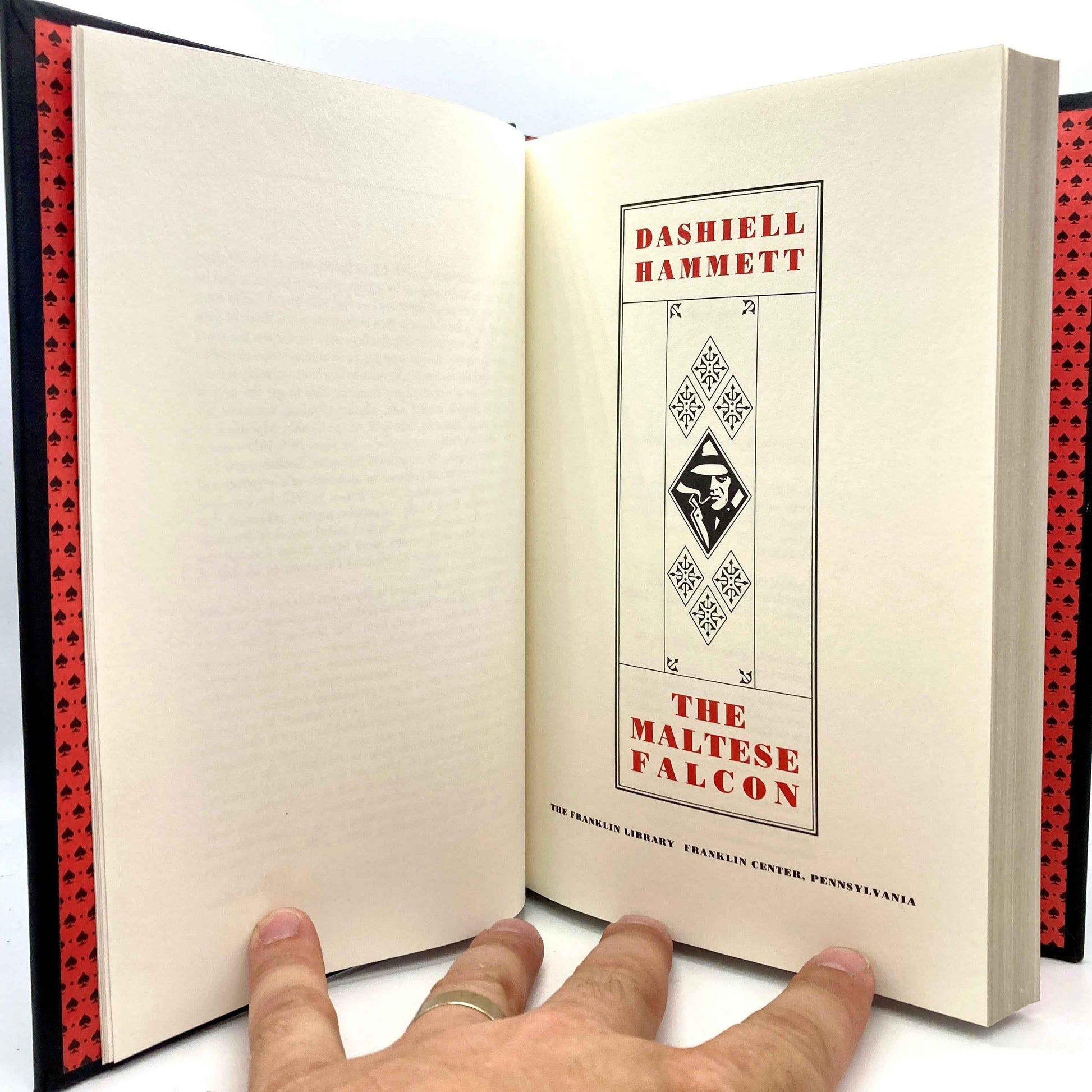 HAMMETT, Dashiell "The Maltese Falcon" [Franklin Library, 1987]