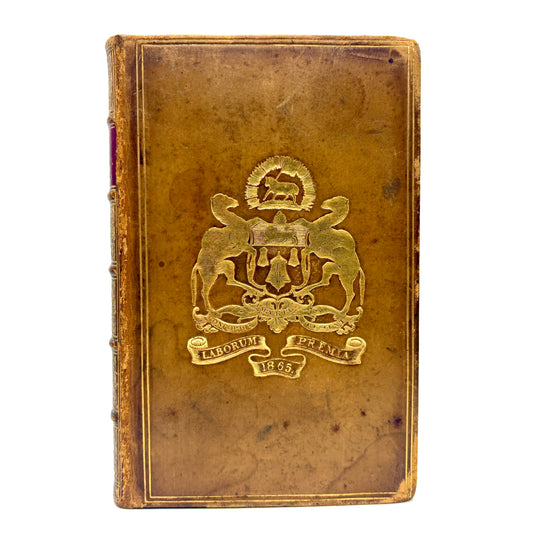 TENNYSON, Alfred Lord "Idylls of the King" [Edward Moxon, 1864] Presentation Binding