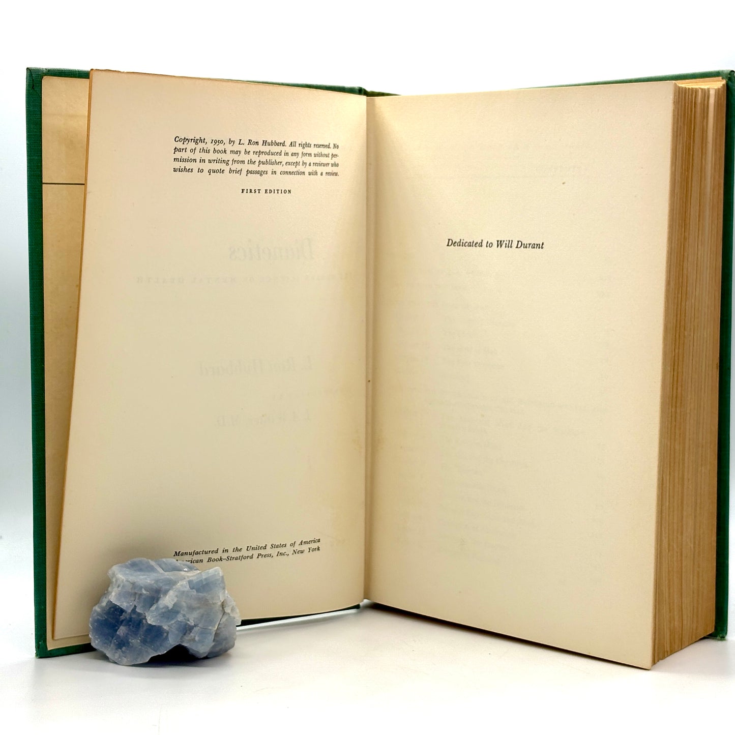 HUBBARD, L. Ron "Dianetics" [Hermitage House, 1950] 1st Edition, Scientology