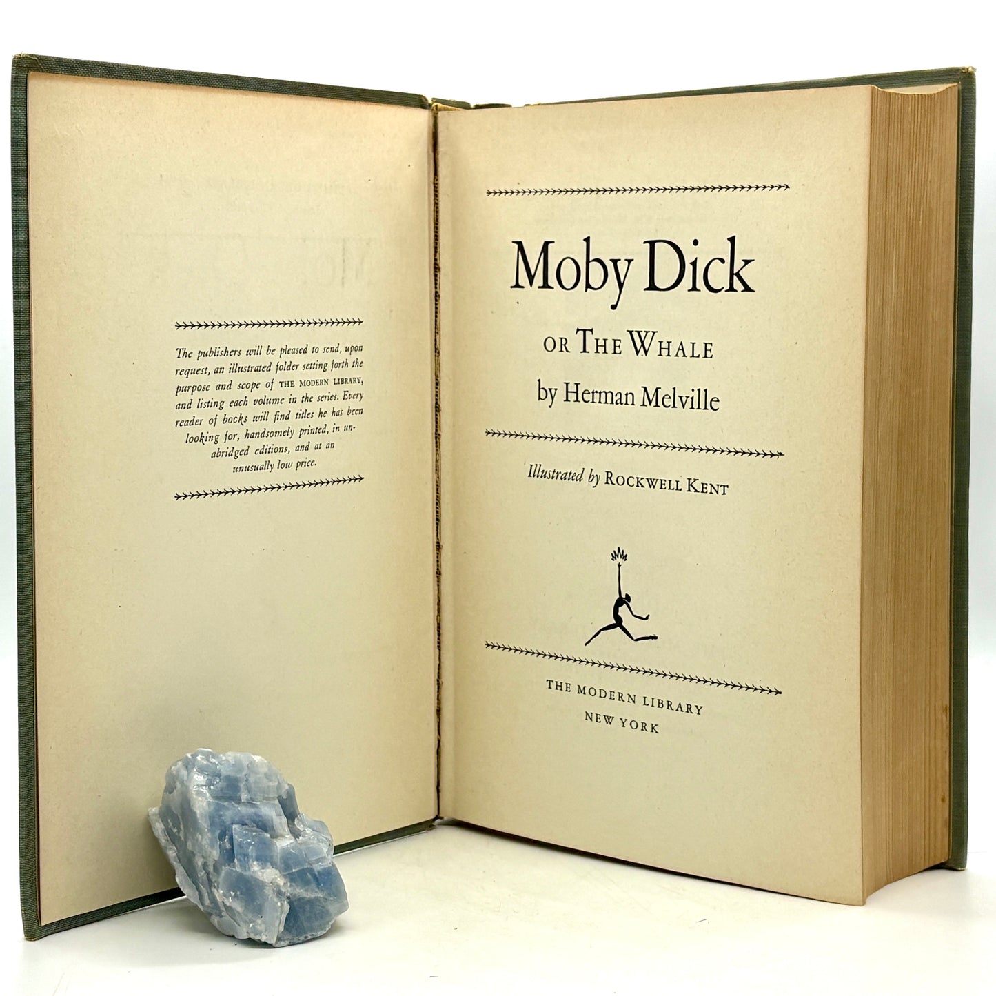 MELVILLE, Herman “Moby Dick” [Modern Library, c1944] Rockwell Kent
