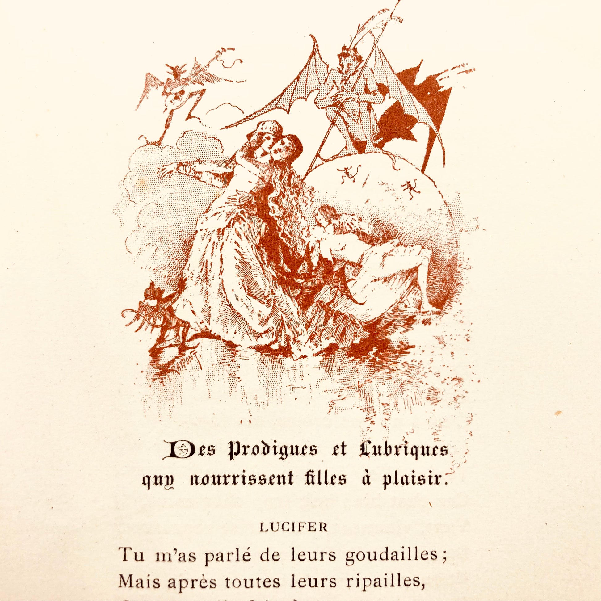 D'AMERVAL, Eloy "La Grande Diablerie" [Georges Hurtel, 1884] - Buzz Bookstore