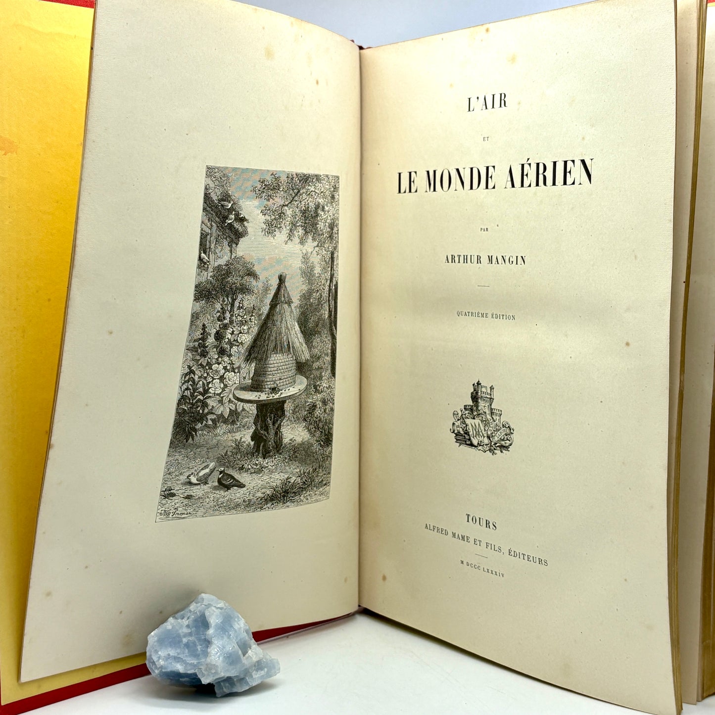 MANGIN, Arthur "L’Air et le monde aérien" [Alfred Mame et Fils, 1885]