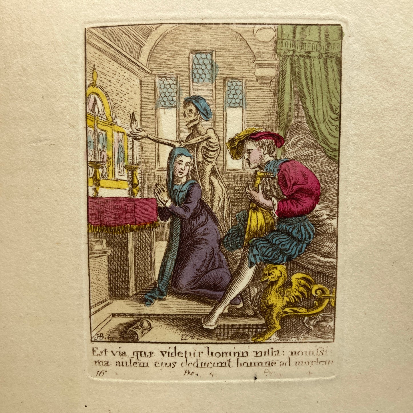 HOLBEIN, Hans "The Dance of Death" [J. Coxhead, 1816] Hand-Colored Plates