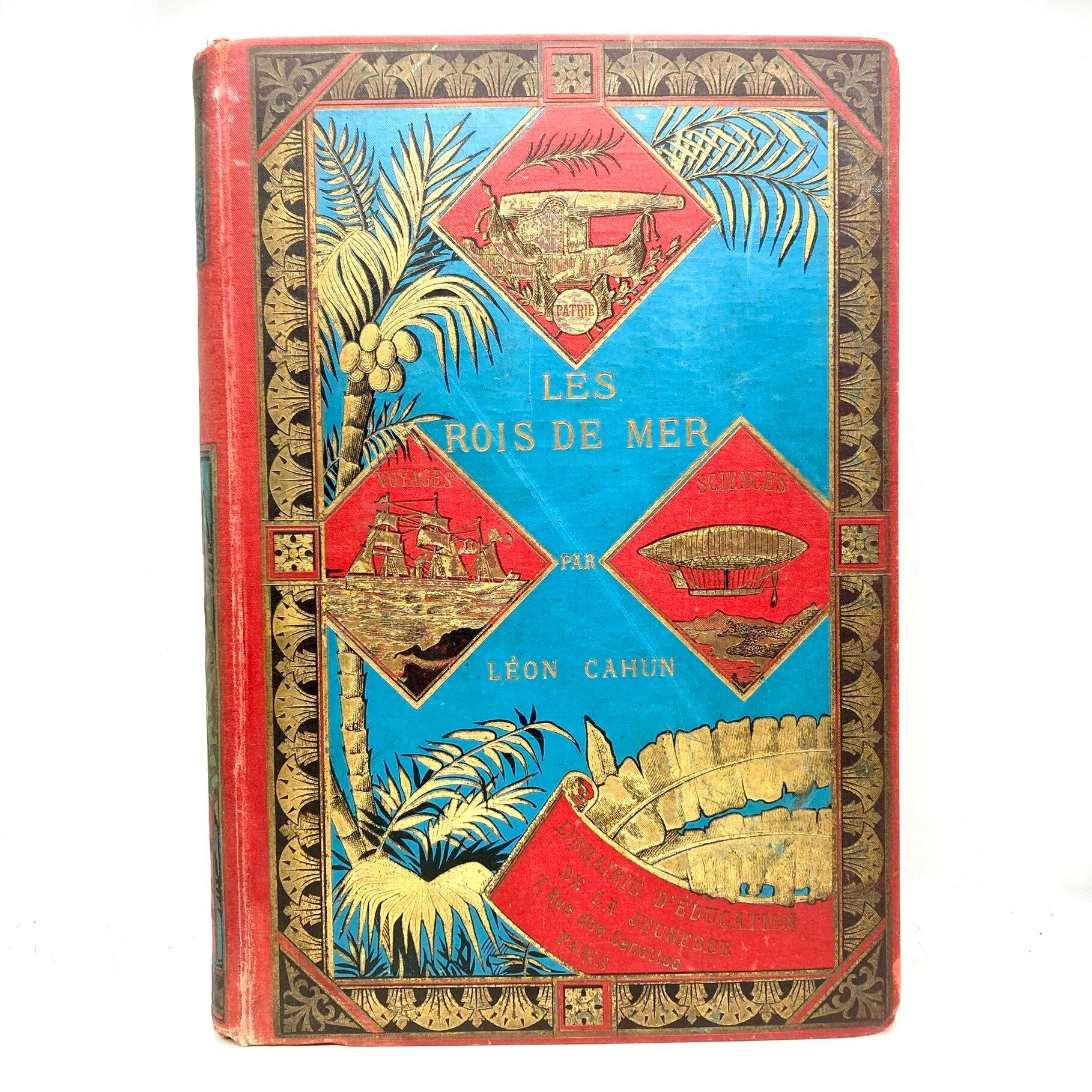 CAHUN, Leon "Les Rois des Mers" [Librarie d'Education de la Jeunesse, c1896] - Buzz Bookstore