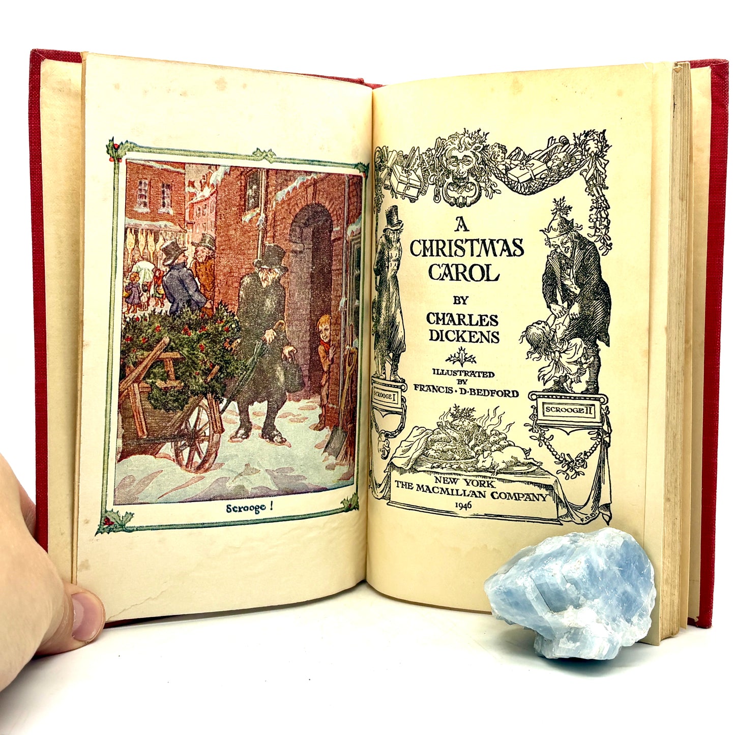 DICKENS, Charles "A Christmas Carol" [Macmillan Company, 1946]