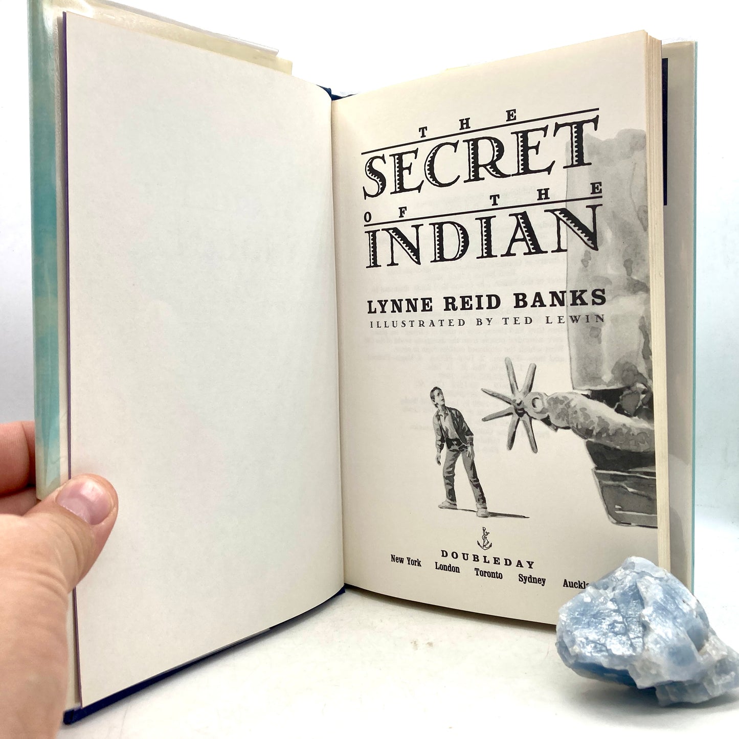 BANKS, Lynn Reid "The Secret of the Indian" [Doubleday, 1989] Signed 1st Edition