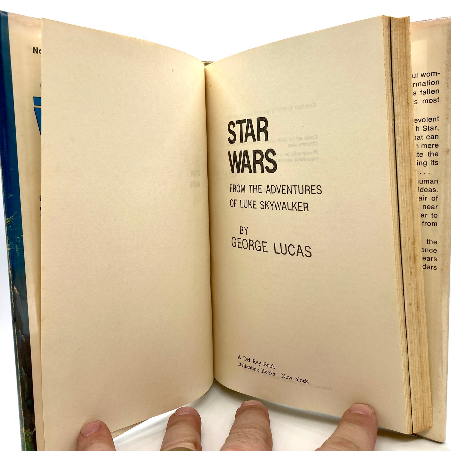 LUCAS, George "Star Wars" [Del Rey, 1976] Book Club Edition