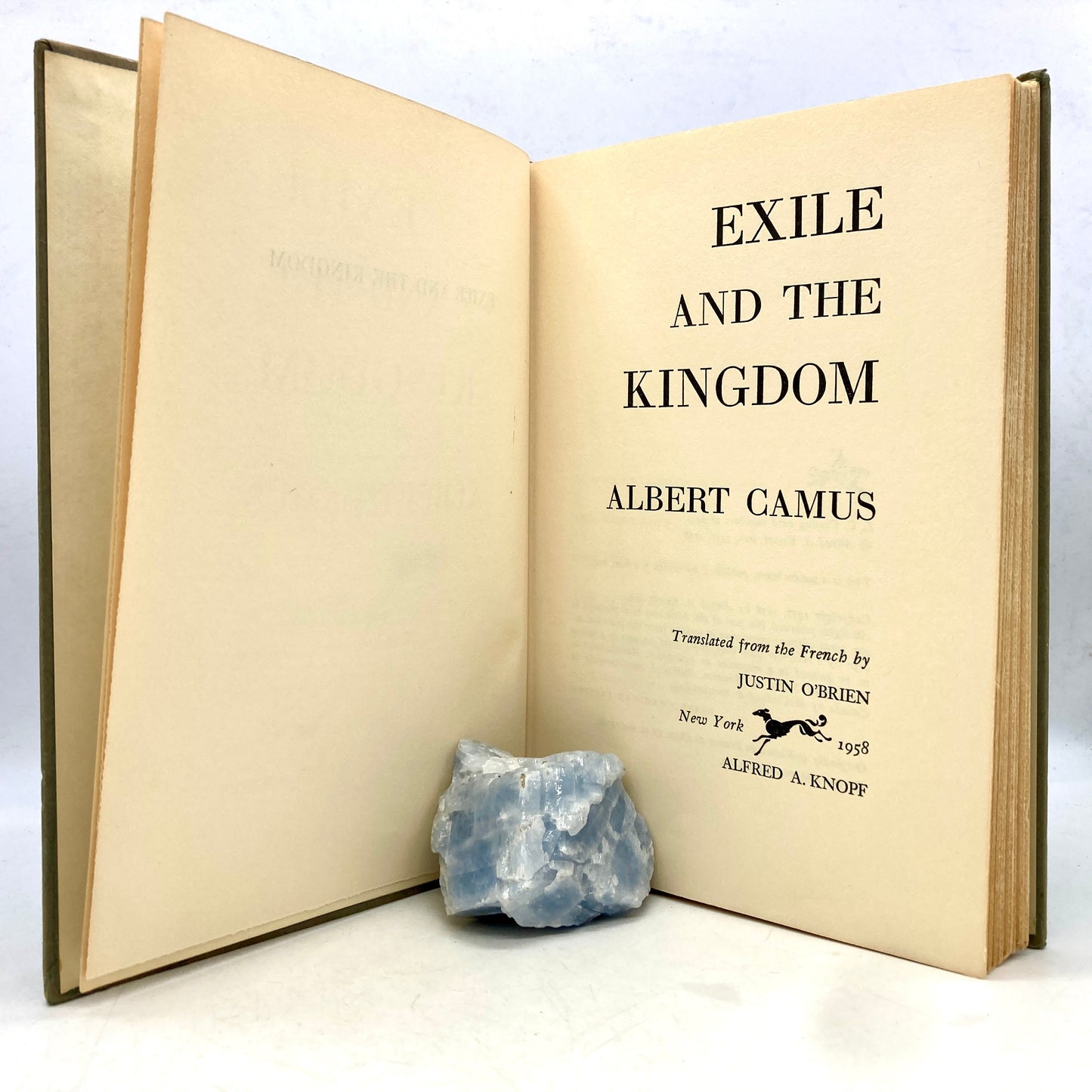 CAMUS, Albert "Exile and The Kingdom" [Alfred A. Knopf, 1958] 1st American