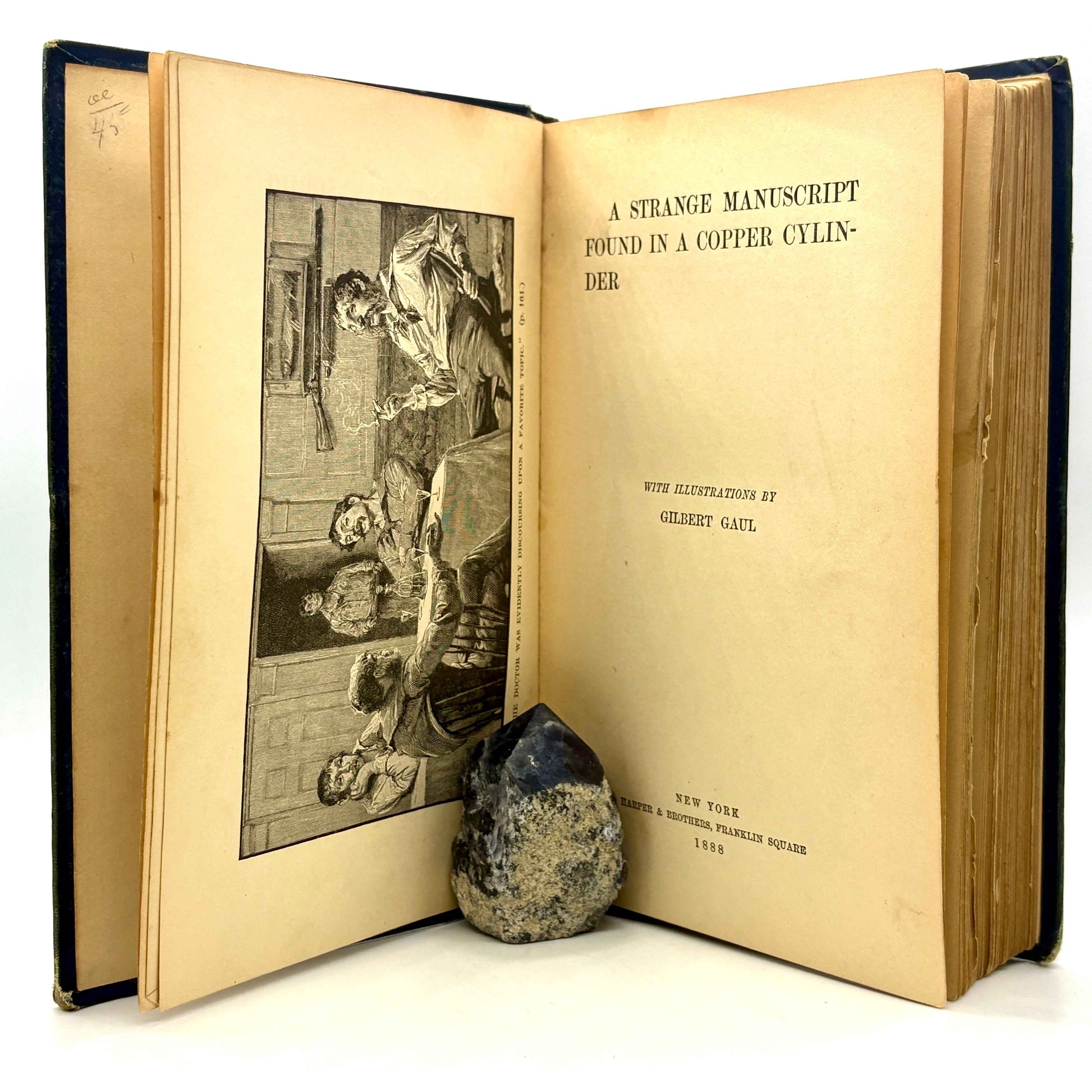 DE MILLE, James "A Strange Manuscript Found in a Copper Cylinder" [1888] 1st Edition