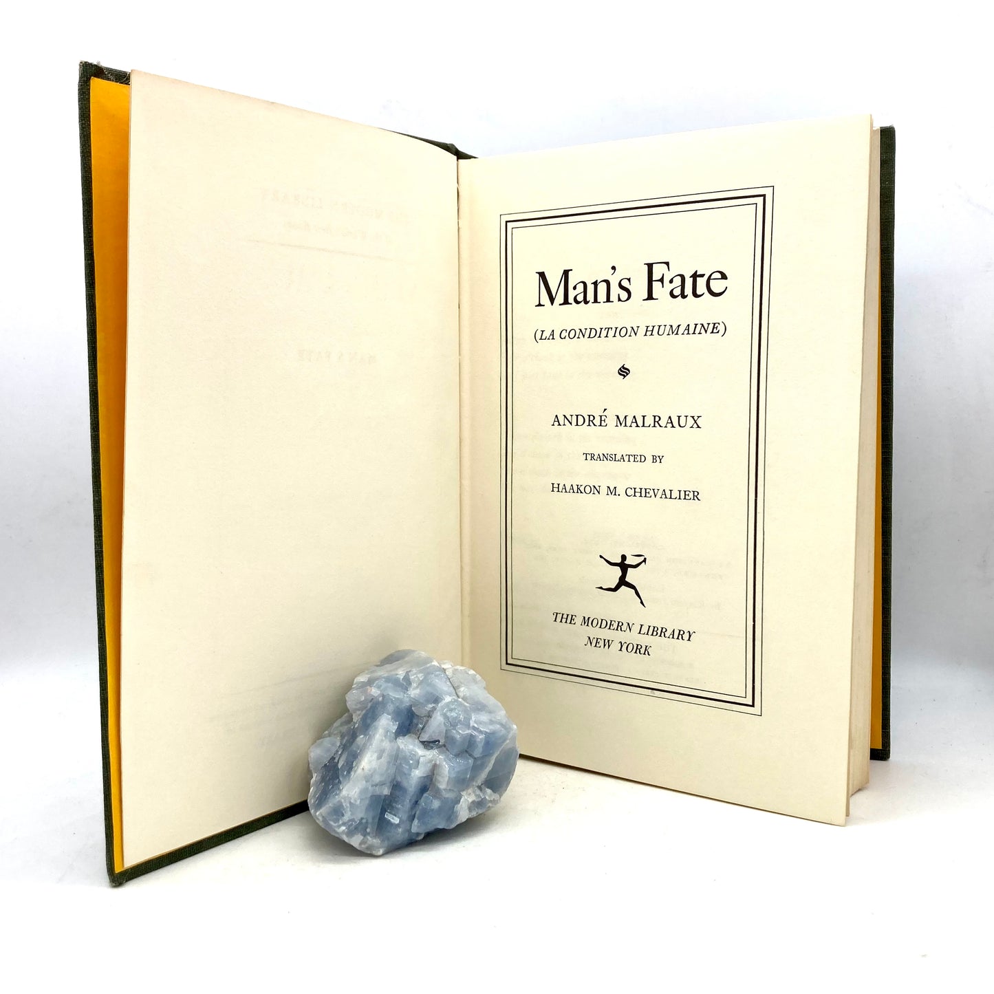 MALRAUX, Andre "Man's Fate" [Modern Library, 1961] - Buzz Bookstore