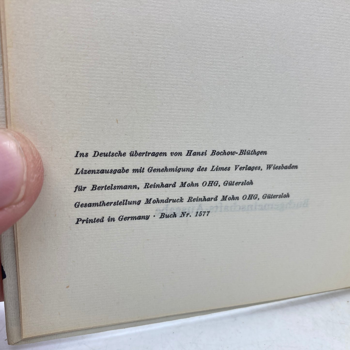 CAPOTE, Truman "Frühstück bei Tiffany" [Bertelsmann, n.d./c1962]