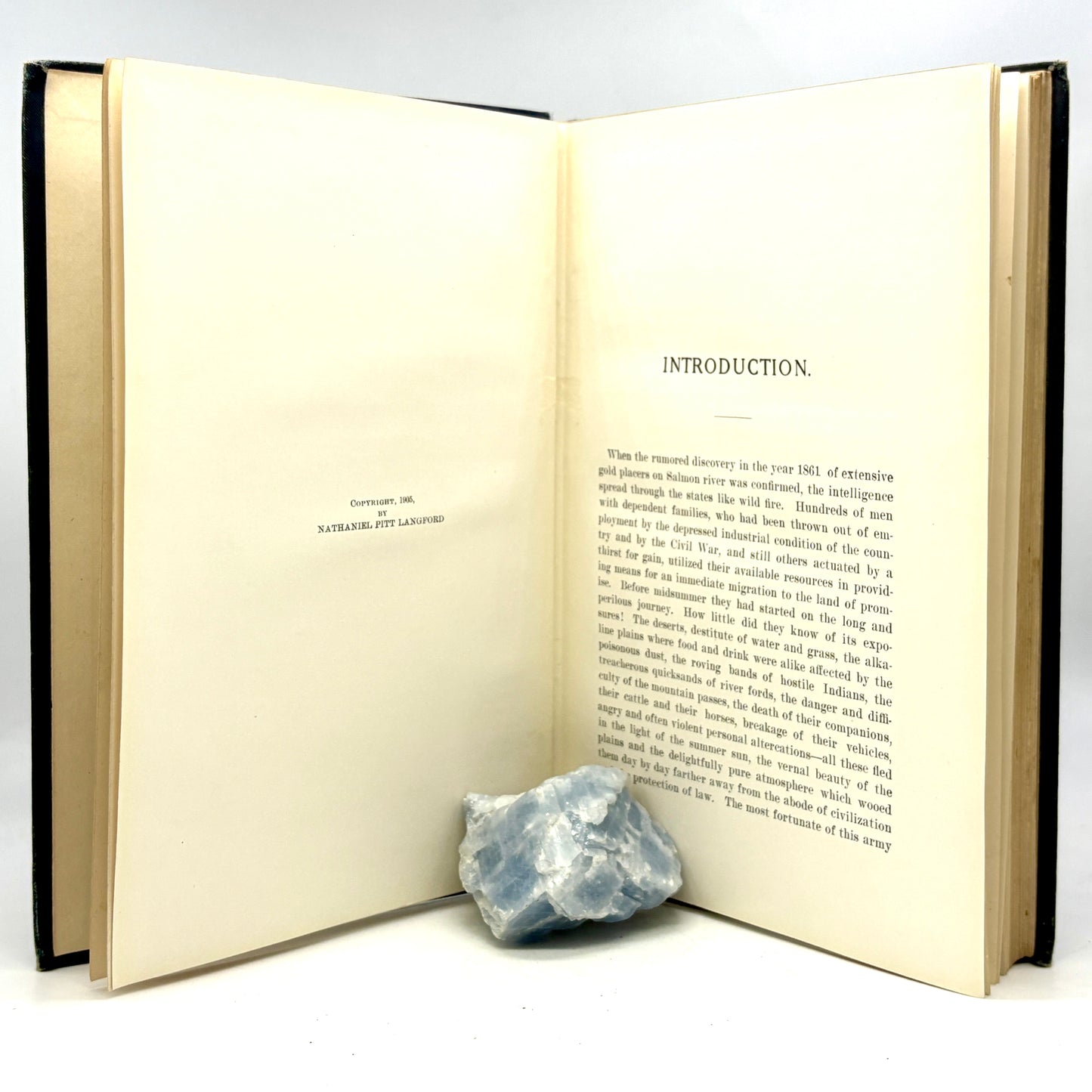 LANGFORD, Nathaniel Pitt “The Discovery of Yellowstone Park” [Langford, 1905]