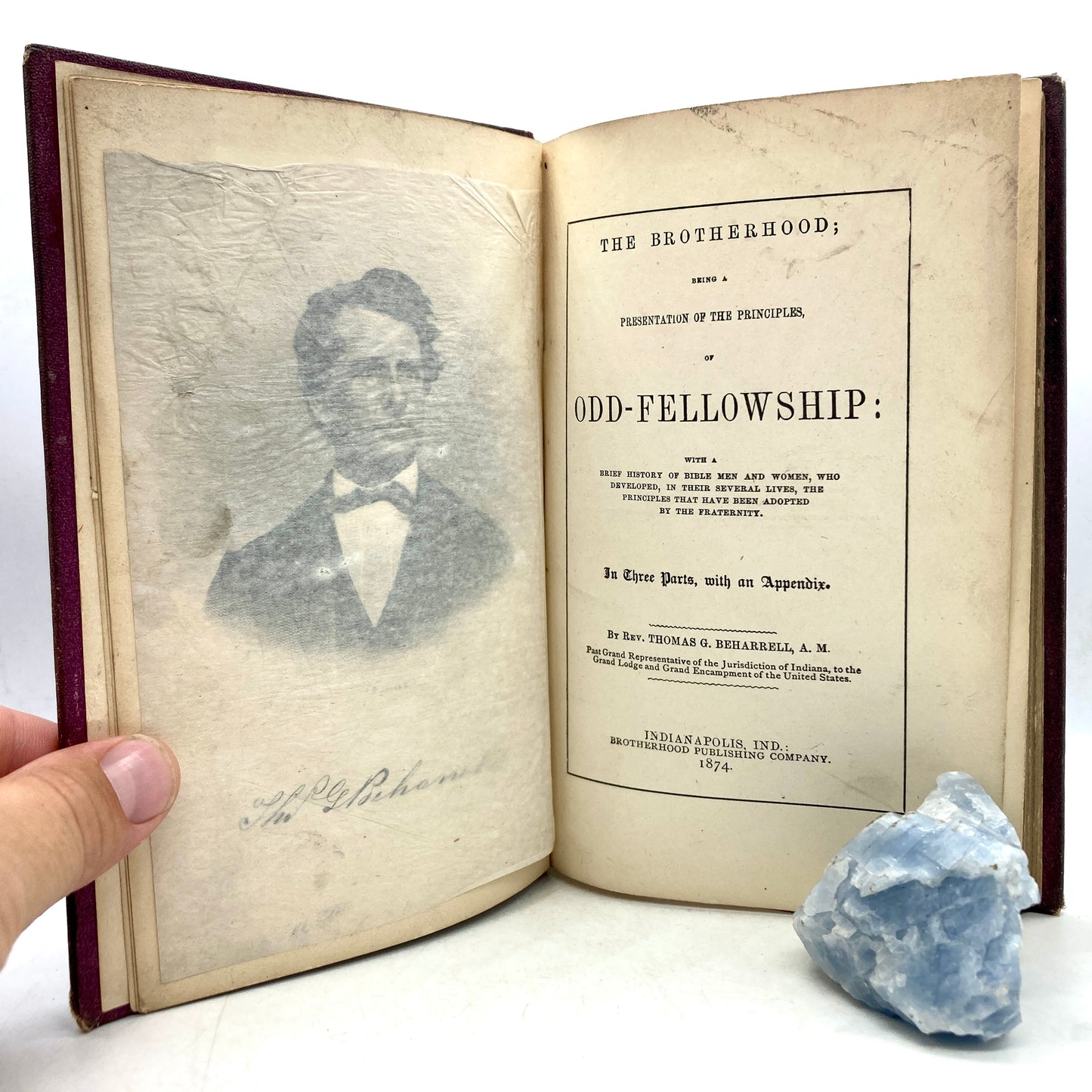 BEHARRELL, Rev. Thomas G. "The Brotherhood of Odd-Fellowship" [1874]