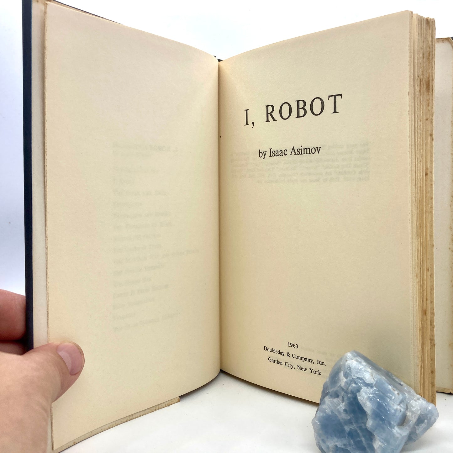 ASIMOV, Isaac "I, Robot" [Doubleday Science Fiction, 1963]