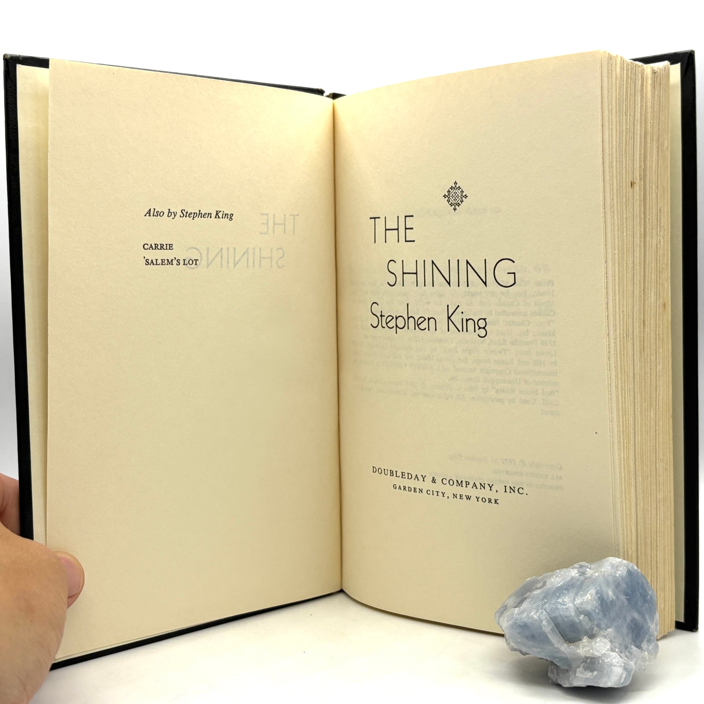 KING, Stephen "The Shining" [Doubleday, 1977] 1st Book Club Edition