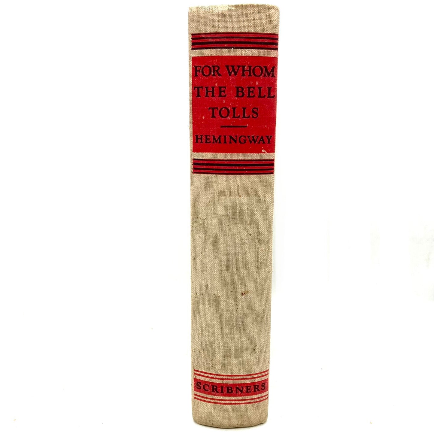 HEMINGWAY, Ernest "For Whom the Bell Tolls" [Scribners, 1940] Early Printing - Buzz Bookstore