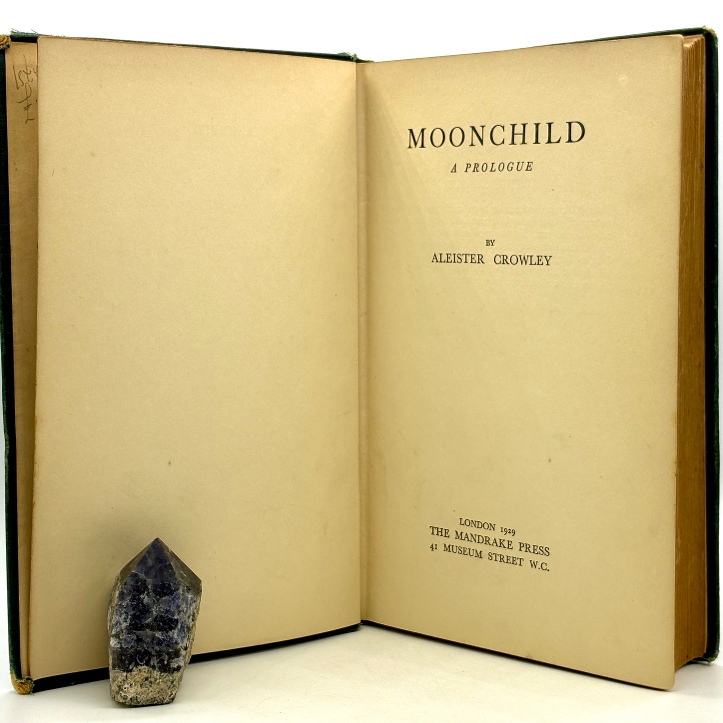 Crowley, Aleister "Moonchild" [Mandrake Press, 1929] 1st Edition