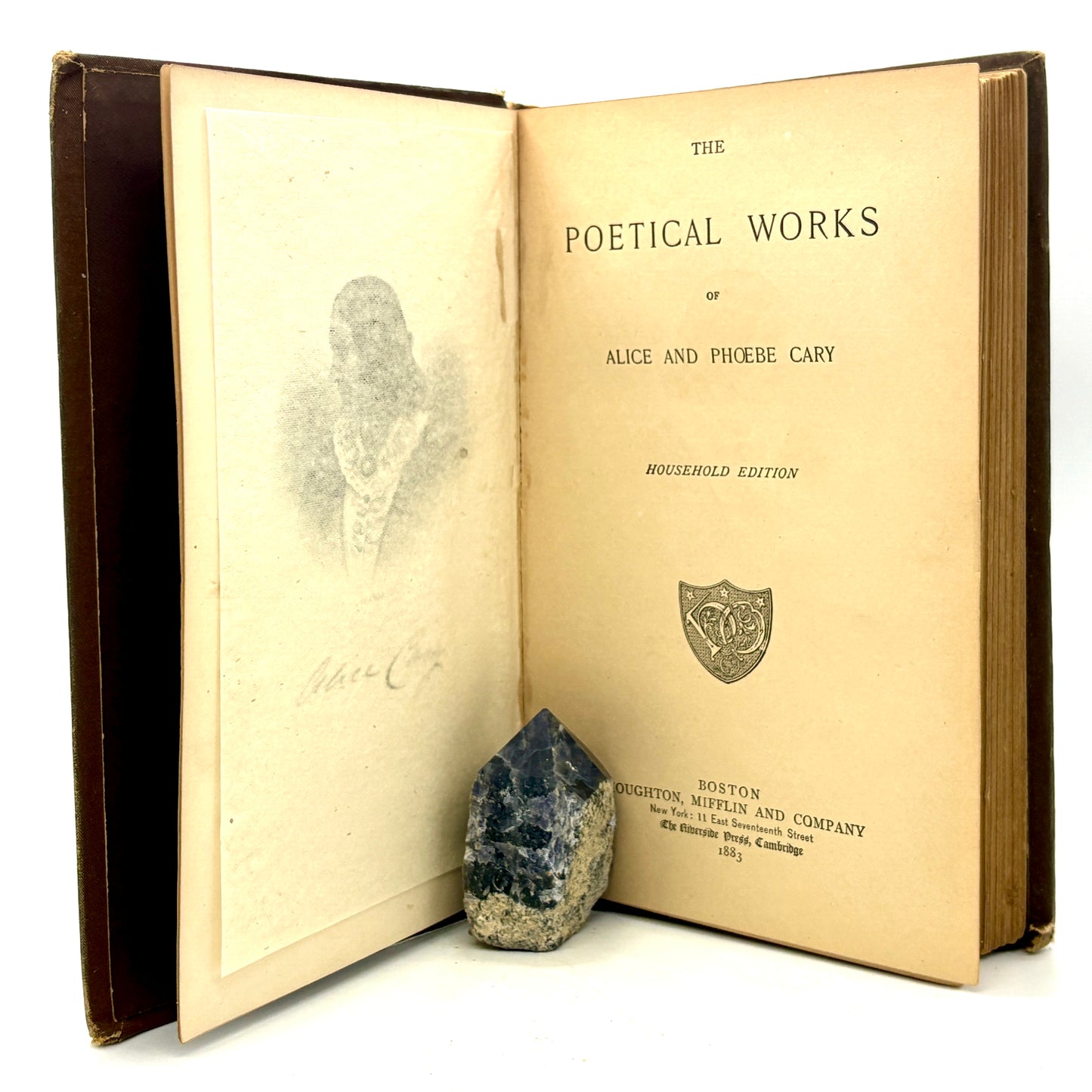 CARY, Alice and Phoebe "The Poetical Works" [Houghton Mifflin, 1883]