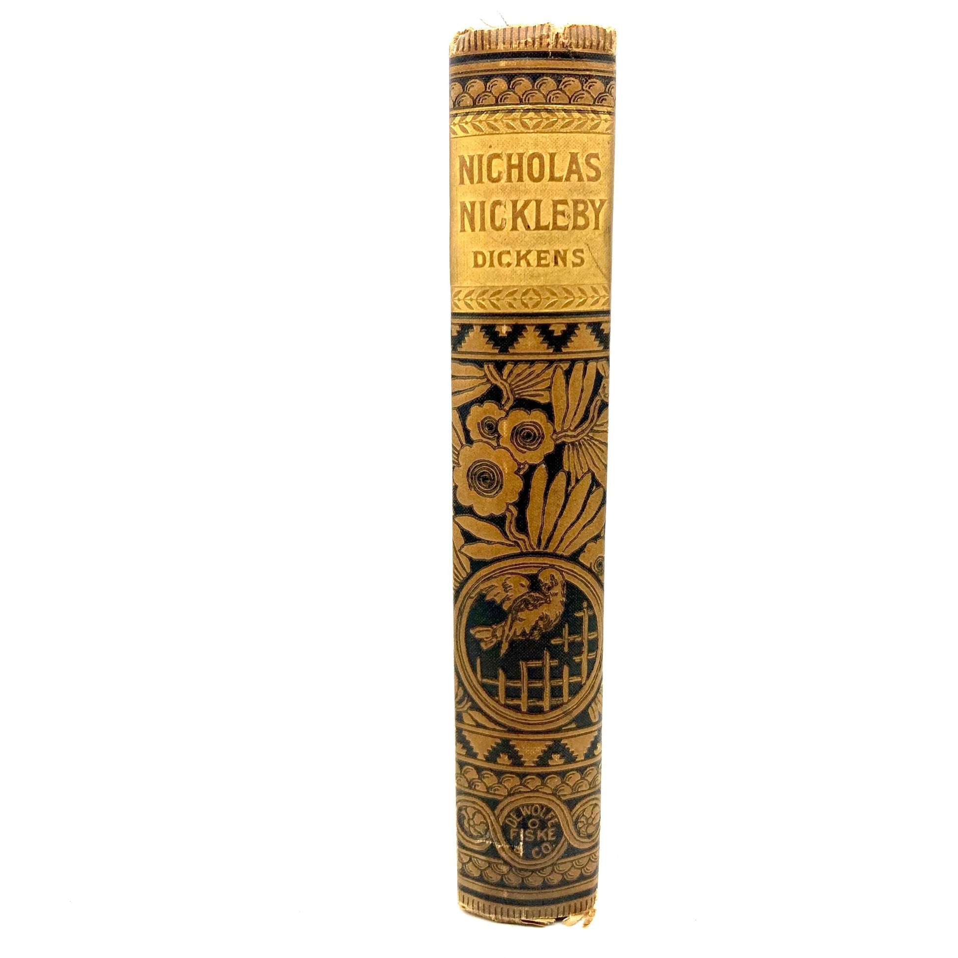DICKENS, Charles "Nicholas Nickleby" [Dewolfe Fiske & Co, c1880s] - Buzz Bookstore