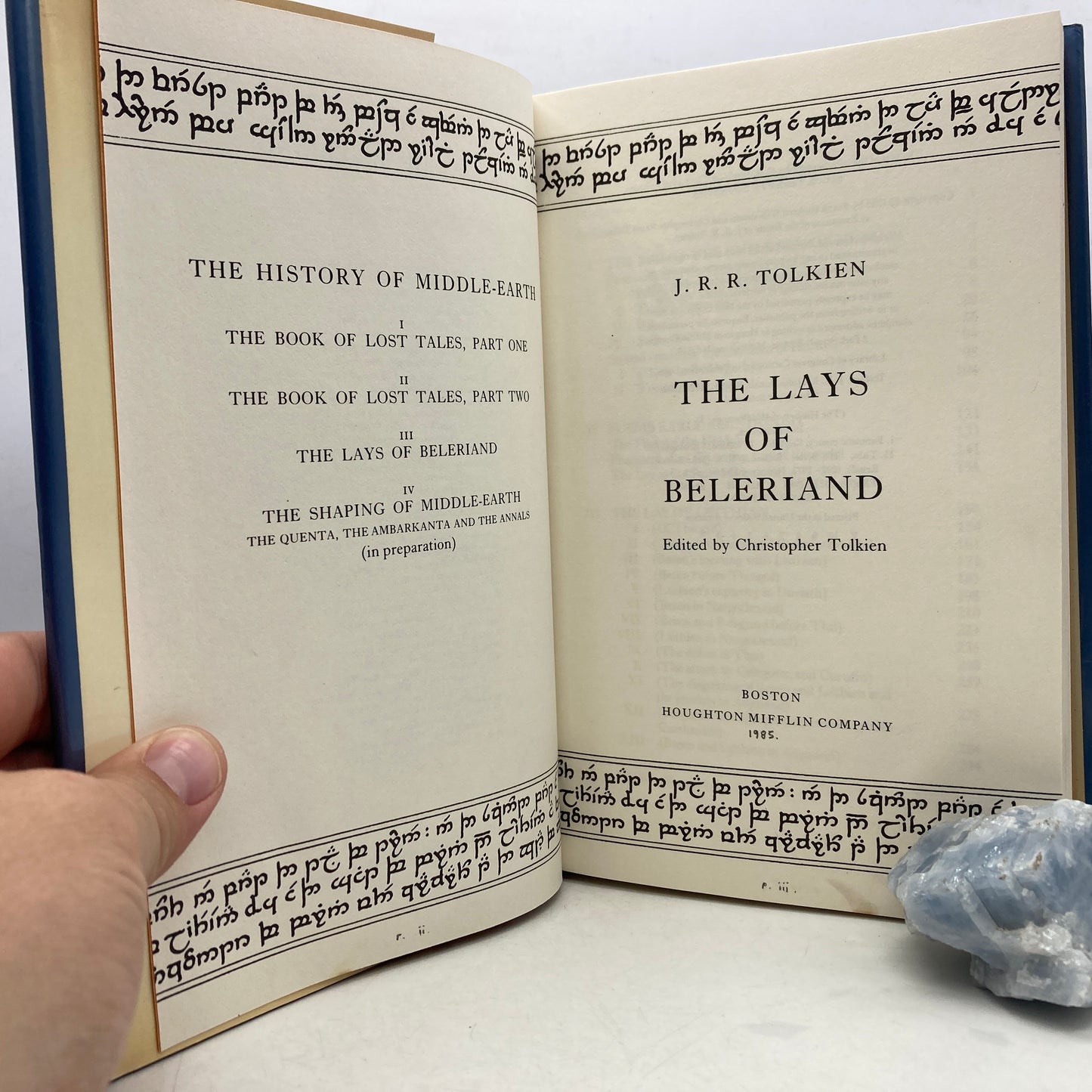 TOLKIEN, J.R.R. "The Lays of Beleriand" [Houghton Mifflin, 1985]