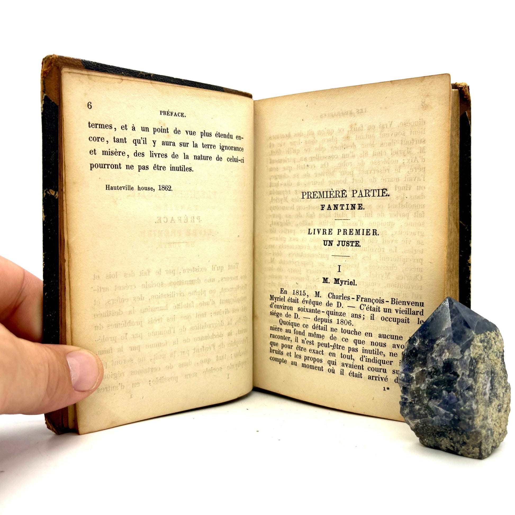 HUGO, Victor "Les Misérables" [Naumbourg, 1862] 1st Pirated Edition