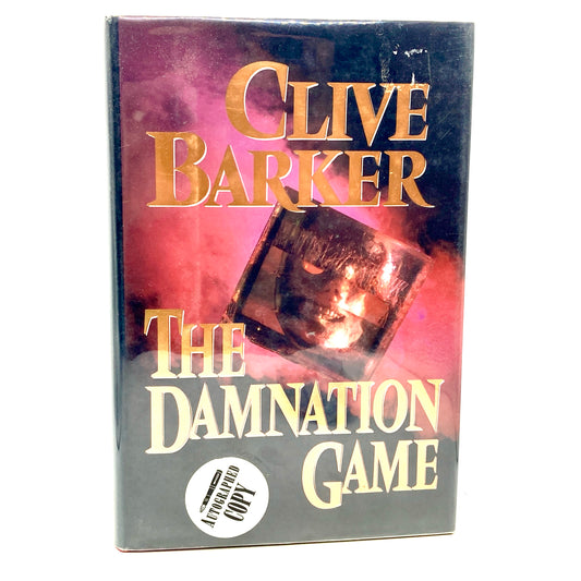 BARKER, Clive "The Damnation Game" [Ace/Putnam, 1987] Signed 1st Edition