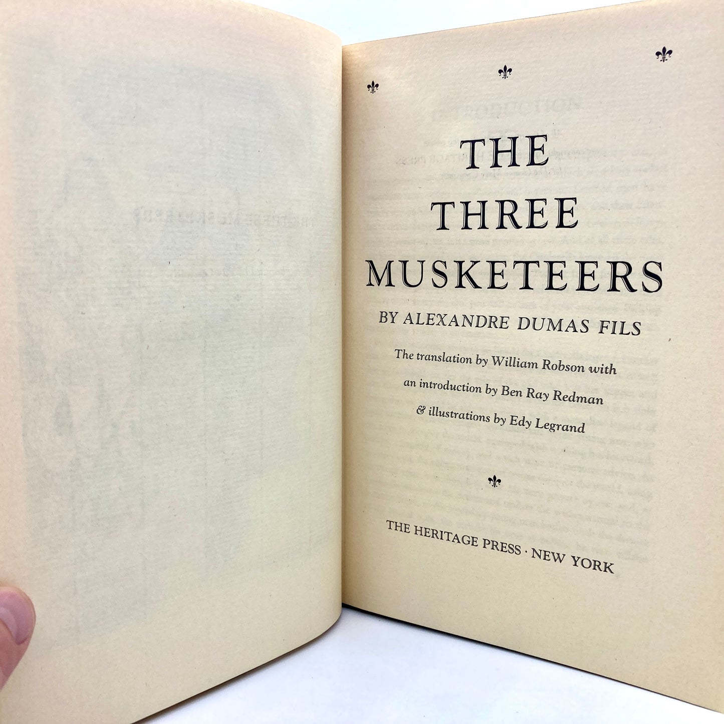 DUMAS, Alexandre "The Three Musketeers" [Heritage Press, 1950]