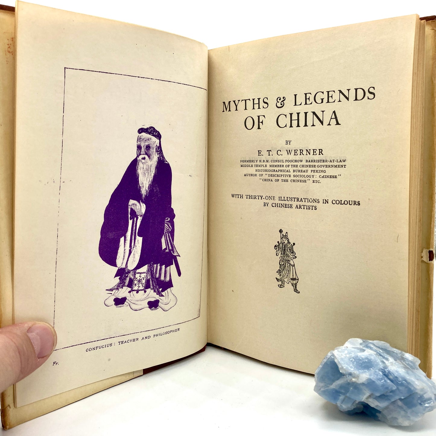 WERNER, E.T.C. "Myths and Legends of China" [Harrap, n.d./c1924]