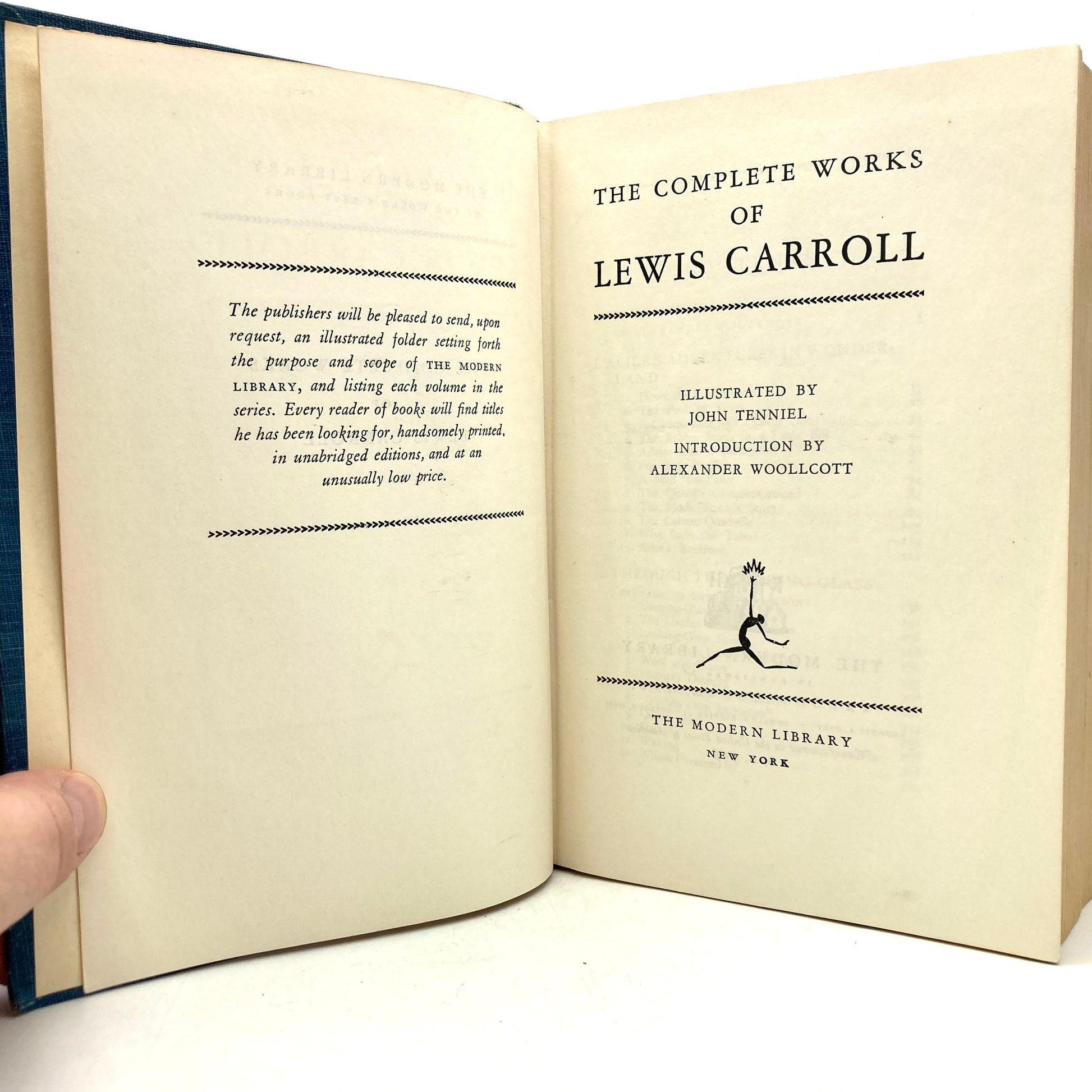 CARROLL, Lewis "Complete Works of Lewis Carroll" [Modern Library, c1950] - Buzz Bookstore