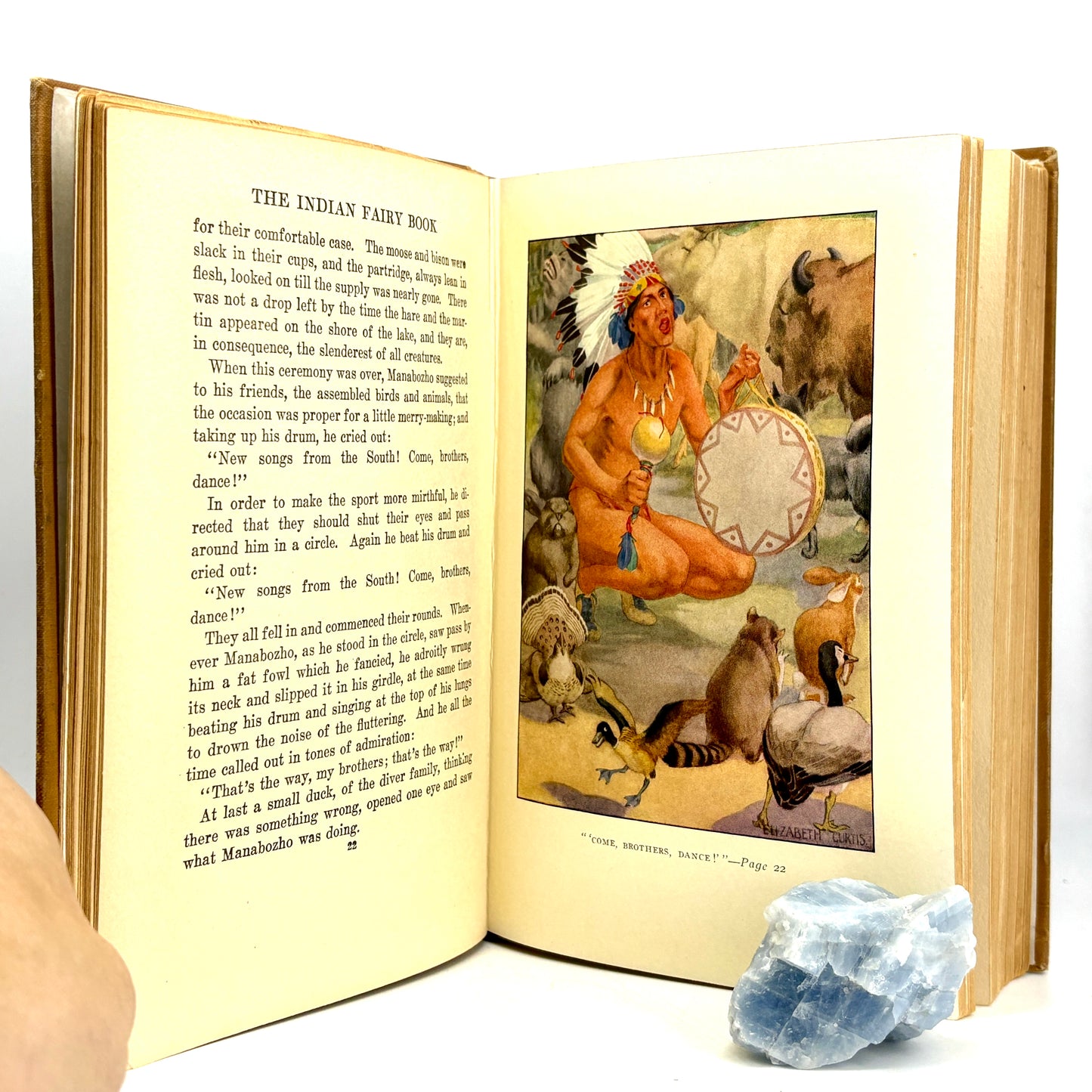 CURTIS, Elizabeth "The Indian Fairy Book" [Frederick A. Stokes, 1916]