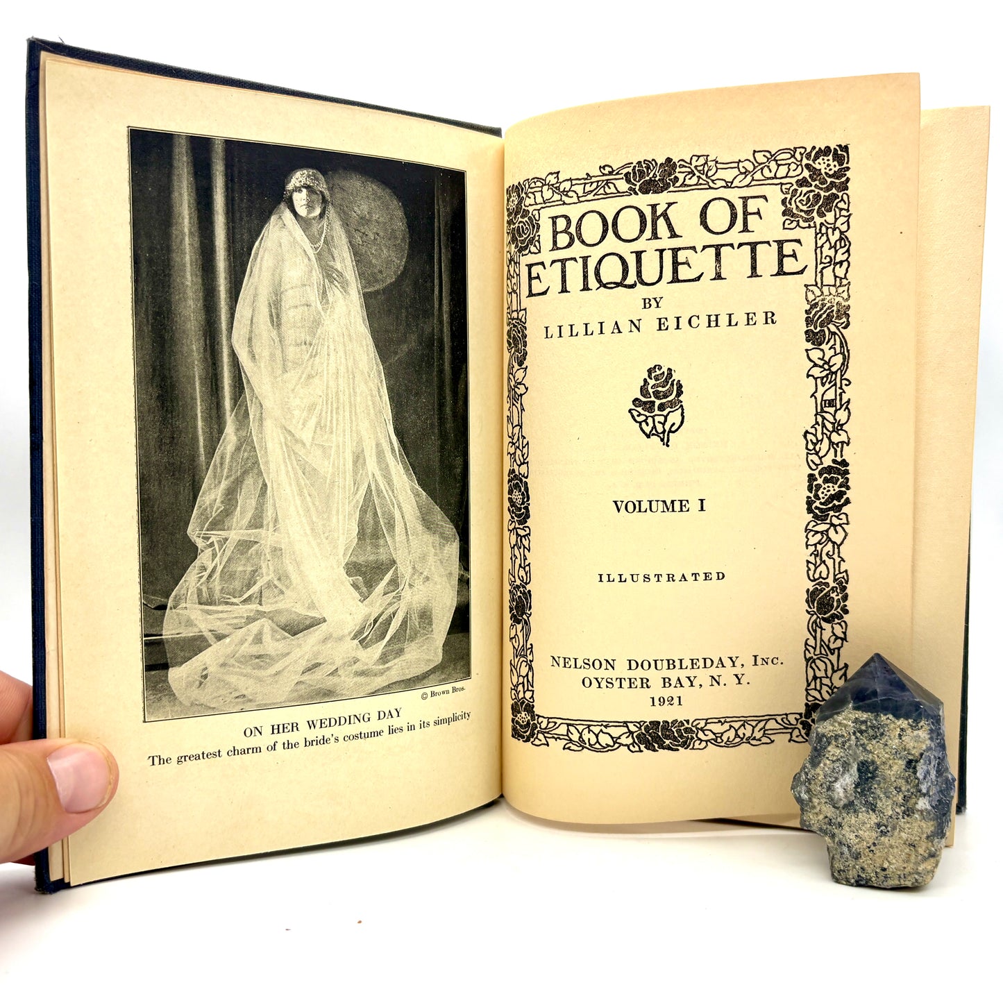 EICHLER, Lillian "Book of Etiquette" [Nelson Doubleday, 1921] Illustrated