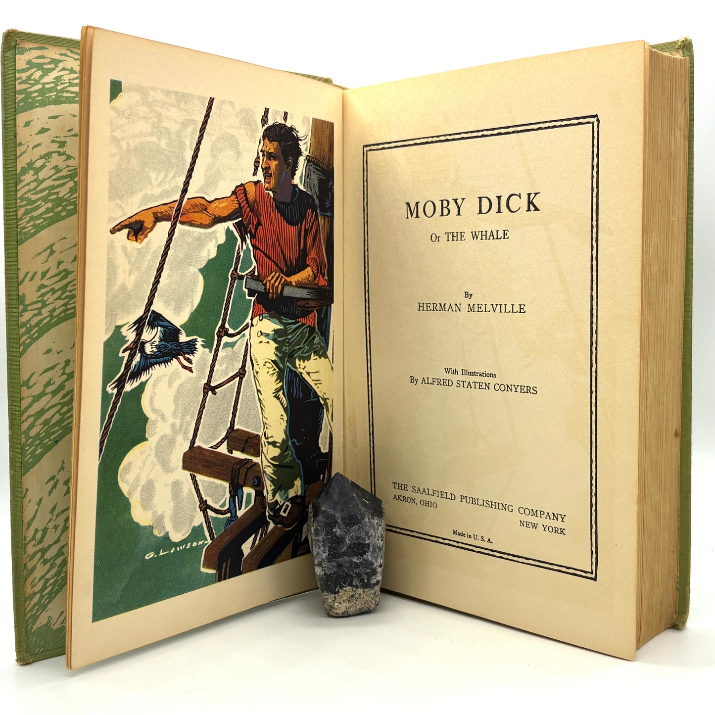 MELVILLE, Herman "Moby Dick" [Saalfield, 1931] Illustrated