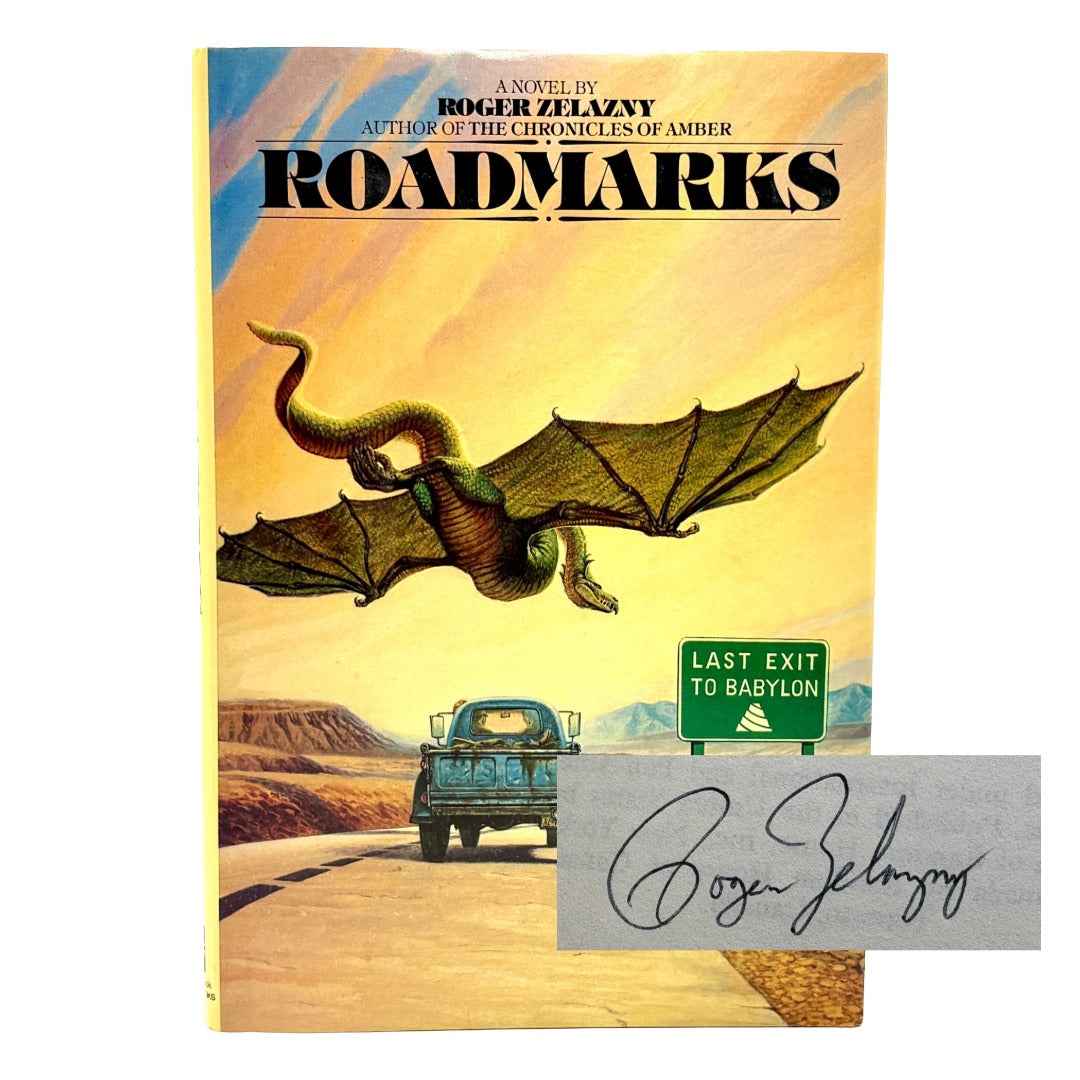 Zelazny, Roger “Roadmarks” [Ballantine Books, 1979] Signed 1st Edition