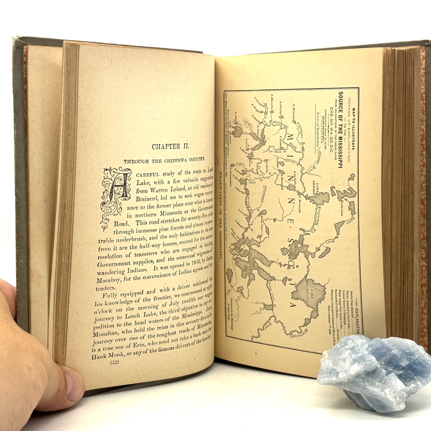 GLAZIER, Willard "Down the Great River" [Hubbard Bros, 1888] Mississippi River