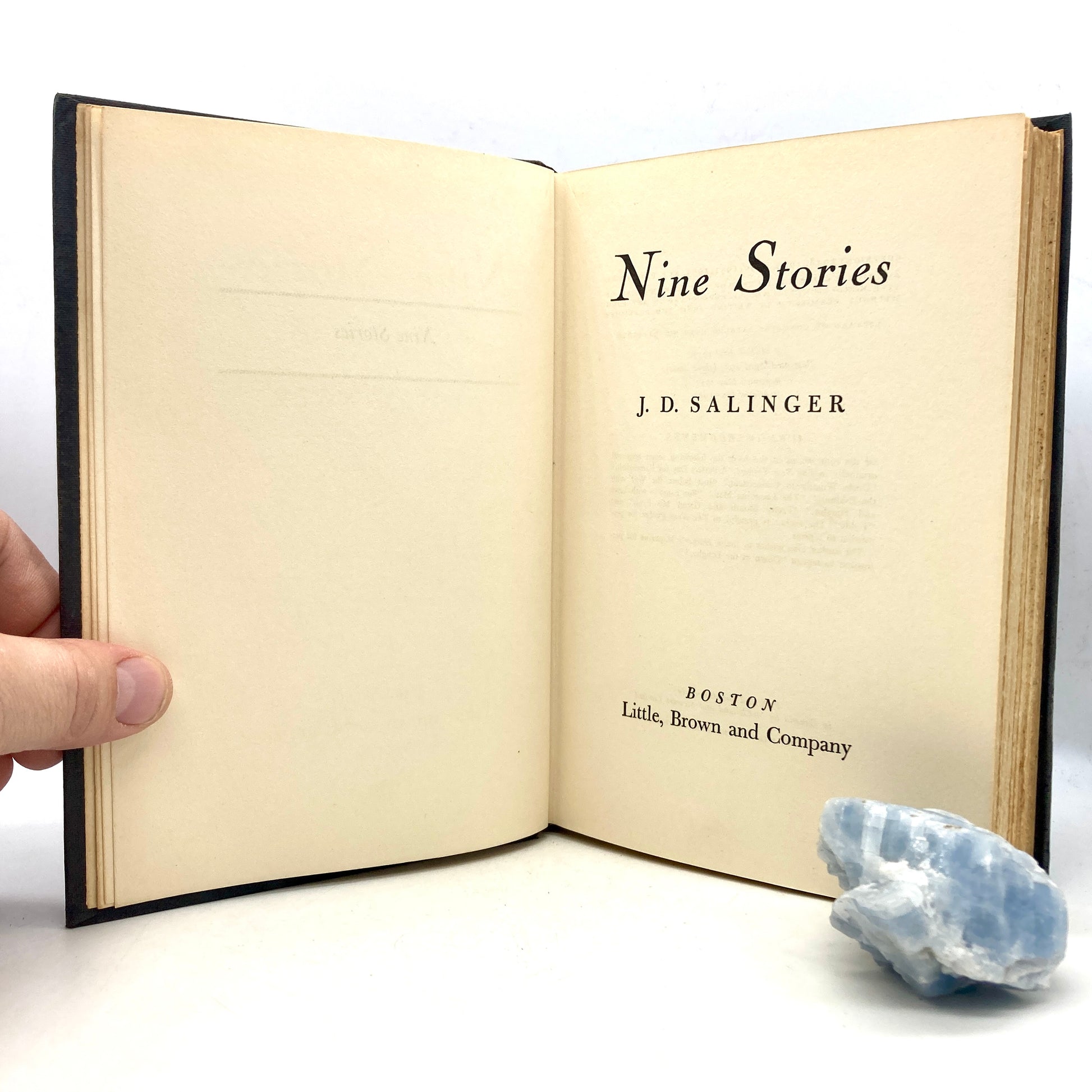 SALINGER, J.D. "Nine Stories" [Little, Brown & Co, 1953] 1st Edition/6th Printing - Buzz Bookstore