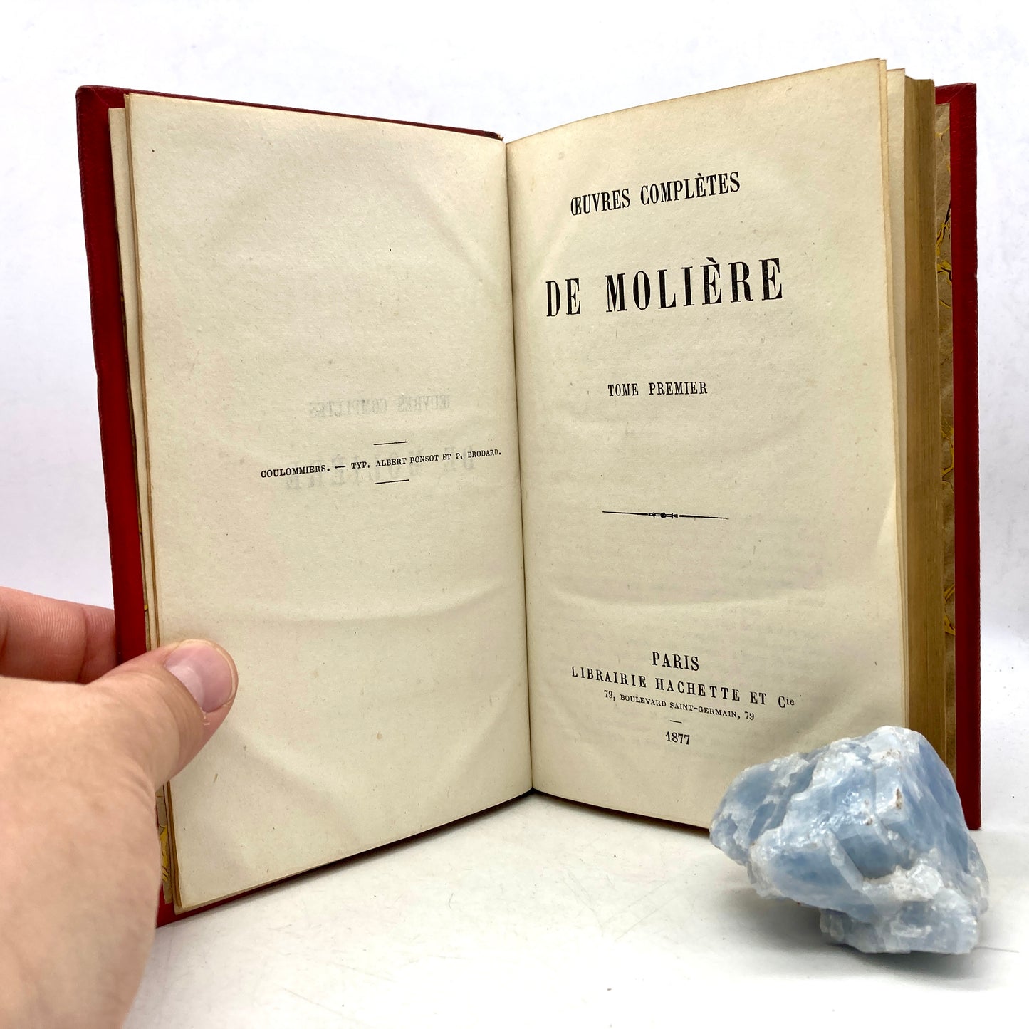 MOLIERE "Oeuvres Completes de Moliere" [Librairie Hachette et cie, 1877]