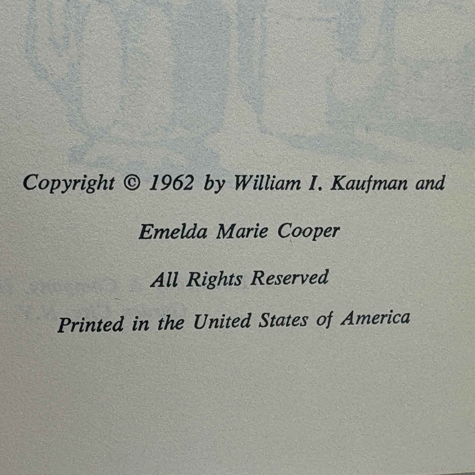 KAUFMAN, William I. "The Art of Creole Cookery" [Doubleday & Company, 1962]