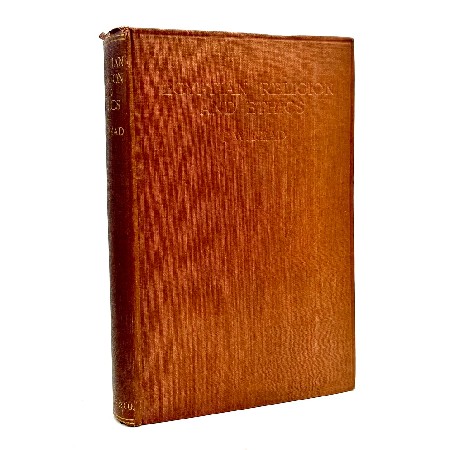 READ, F. W. "Egyptian Religion and Ethics" [Watts & Co., 1925] Book of the Dead