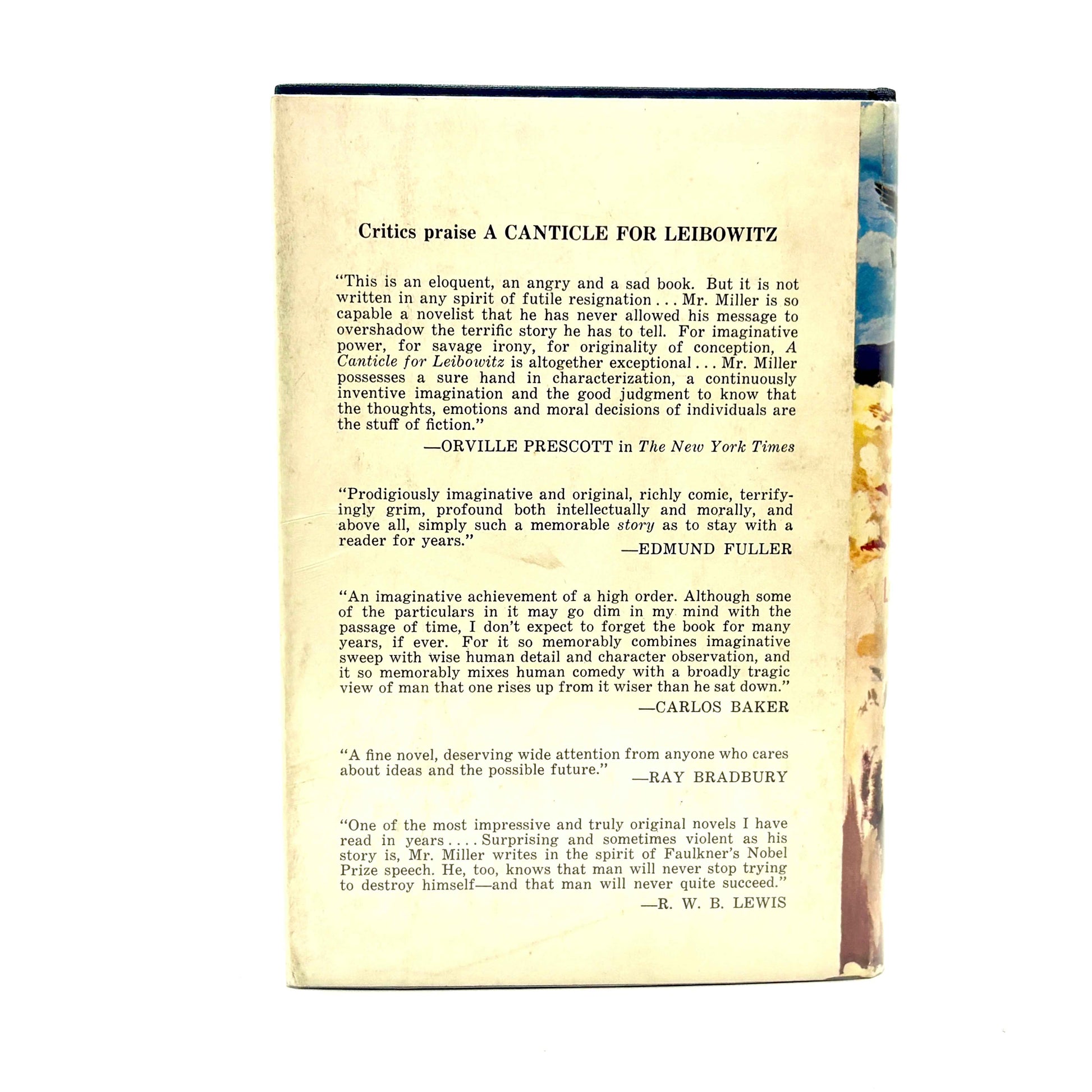 MILLER, Walter M. Jr. "A Canticle for Leibowitz" [Lippincott, 1960] 3rd Printing