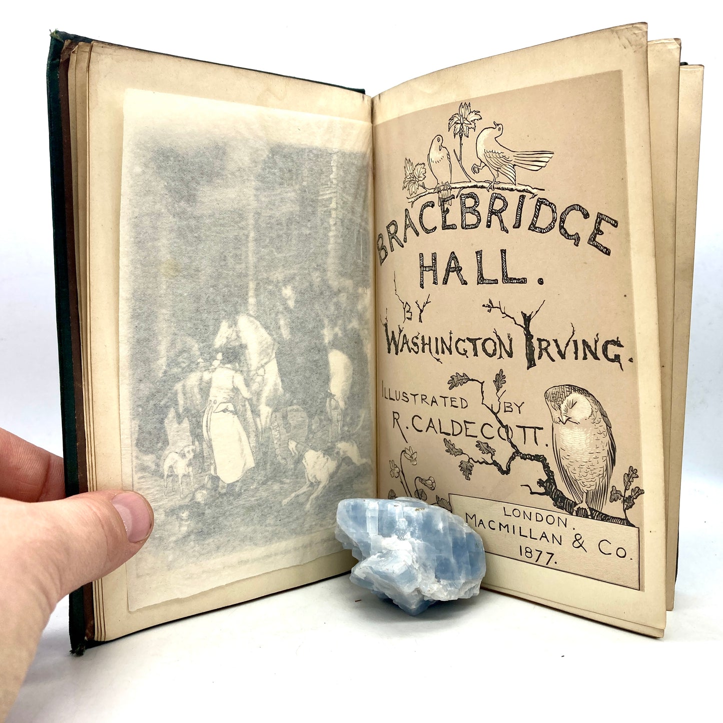 IRVING, Washington "Bracebridge Hall" [Macmillan, 1877] Illustrated by Randolph Caldecott