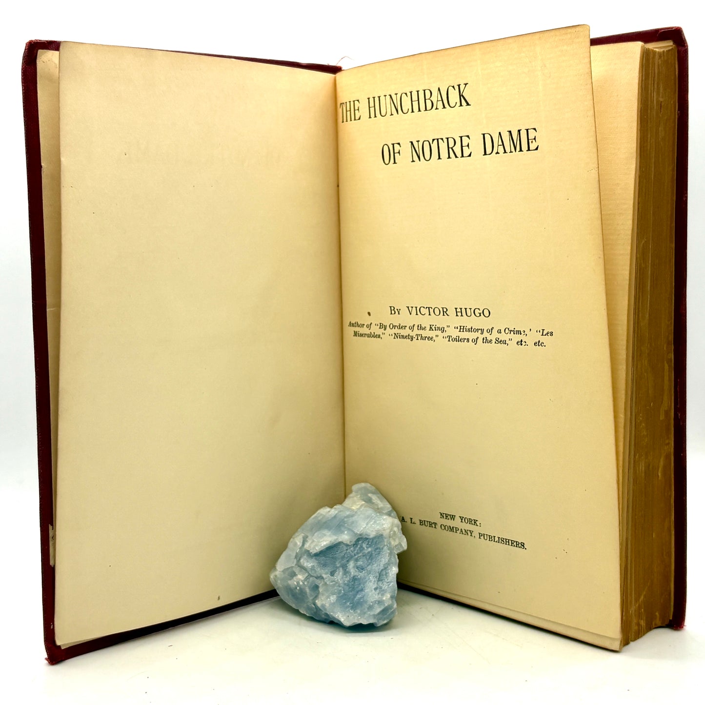 HUGO, Victor. “The Hunchback of Notre Dame” [A. L. Burt Company, n.d./c1906]